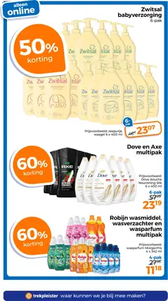 Trekpleister folder - Voorbeeld van een folder van Trekpleister, geldig van 31-08-2026 | Pagina: 43 | Producten: Wasverzachter, Robijn, Douche, Shampoo