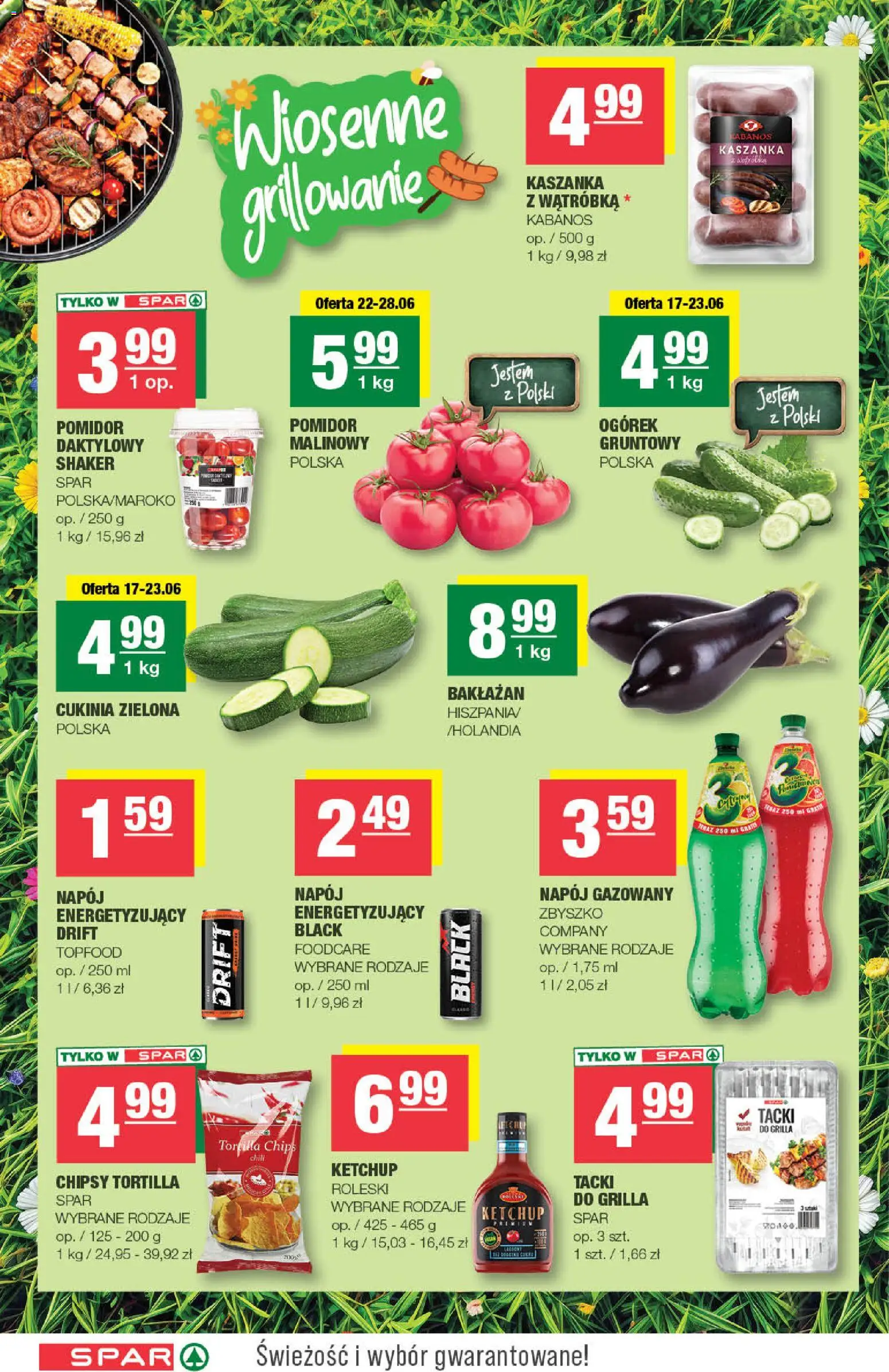 Spar gazetka od 17.06.2026 | Strona: 6 | Produkty: Bakłażan, Ketchup, Wątróbka, Tortilla