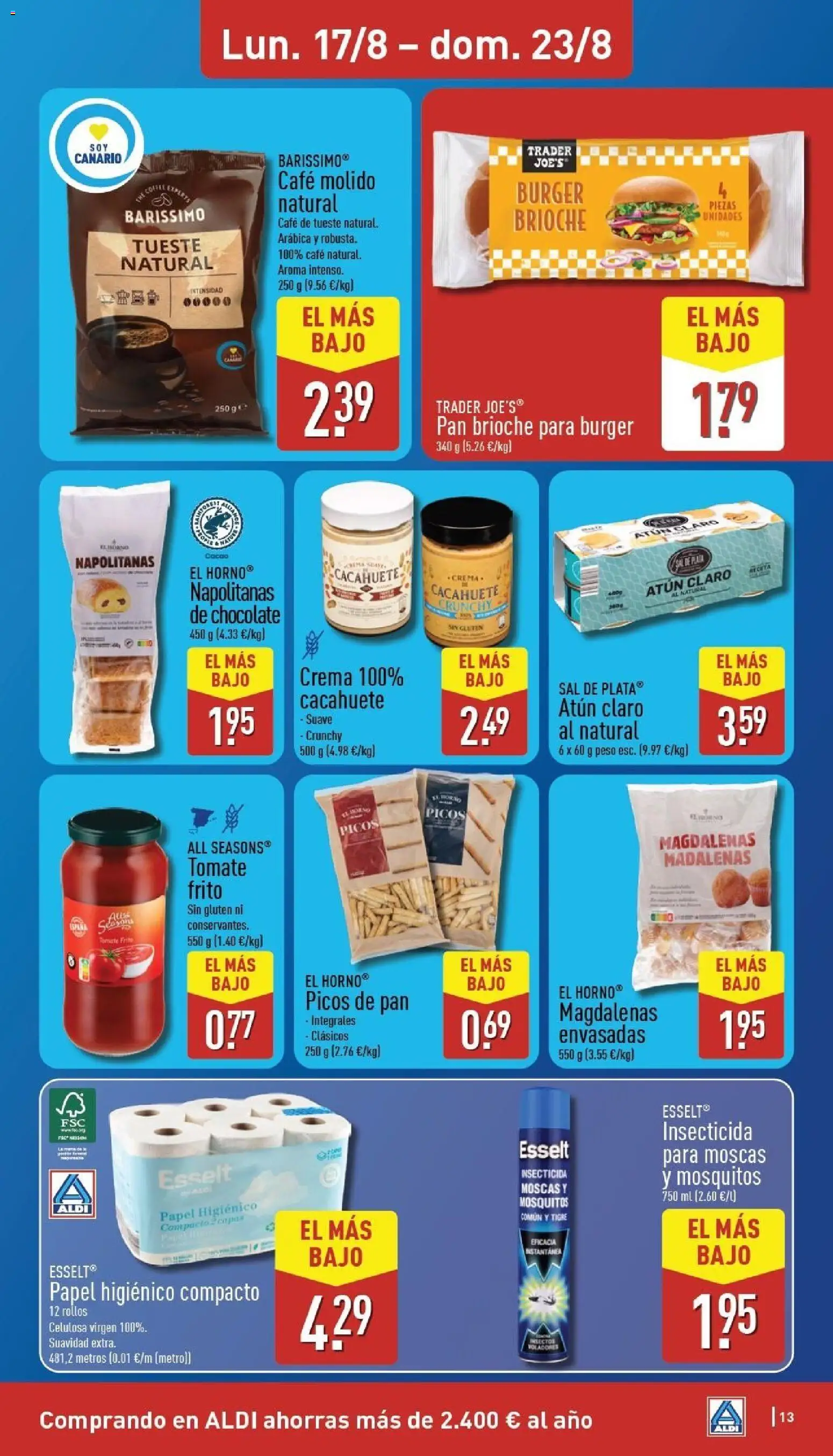 Aldi folleto Canarias │ válido desde el 17/08/2026 | Página: 13