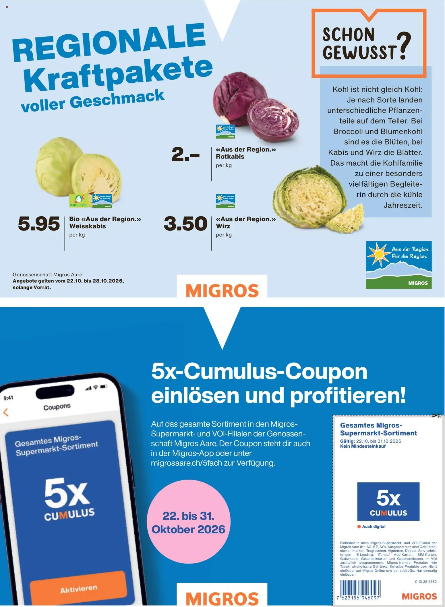 Migros aktionen Magazine – gültig ab 21.10.2026 | Seite: 33