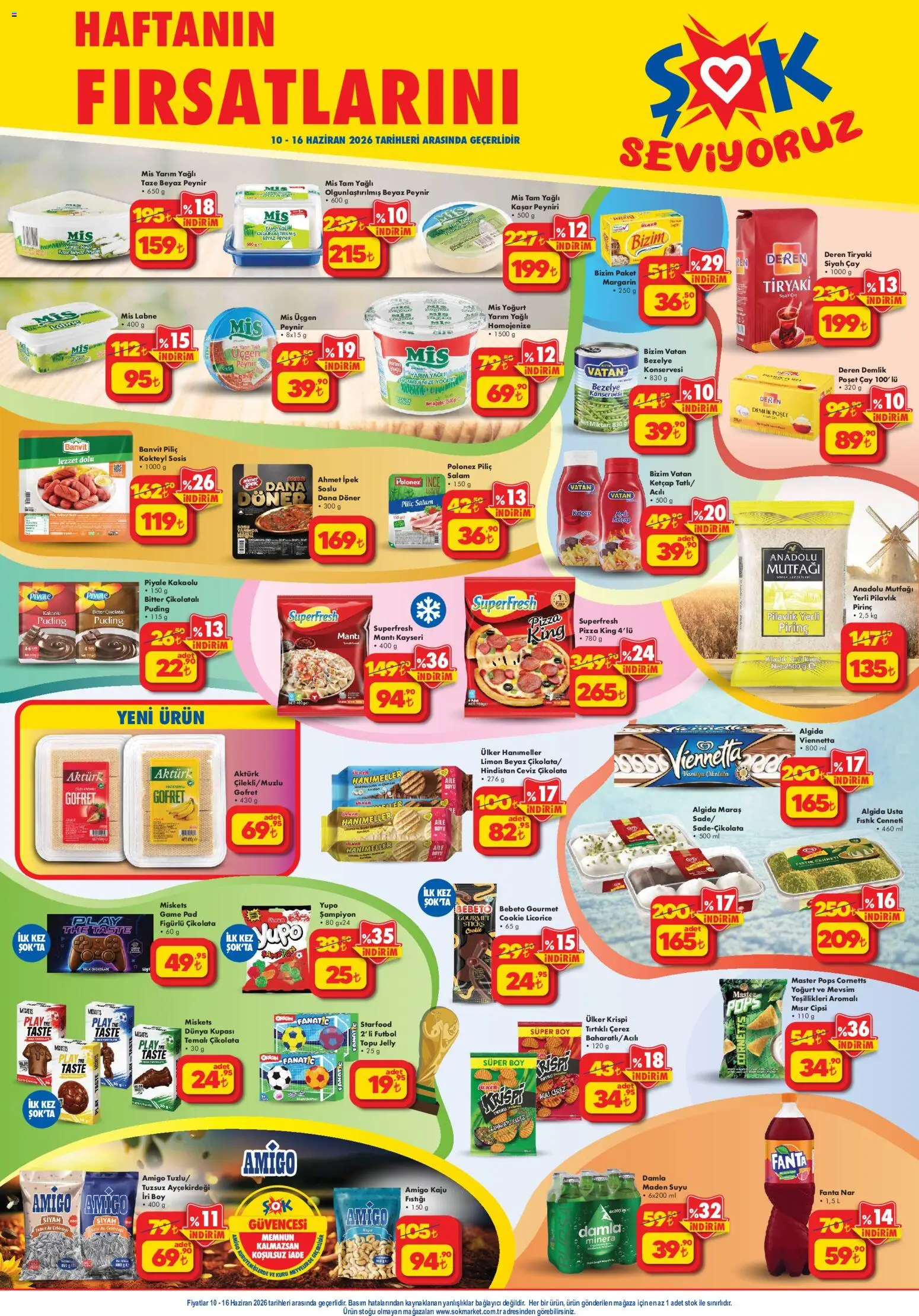 Şok Market Katalog - 10.06.2026 tarihinden itibaren geçerlidir | Sayfa: 1 | Ürünler: Fıstık, Piliç, Bağlayıcı, Fanta