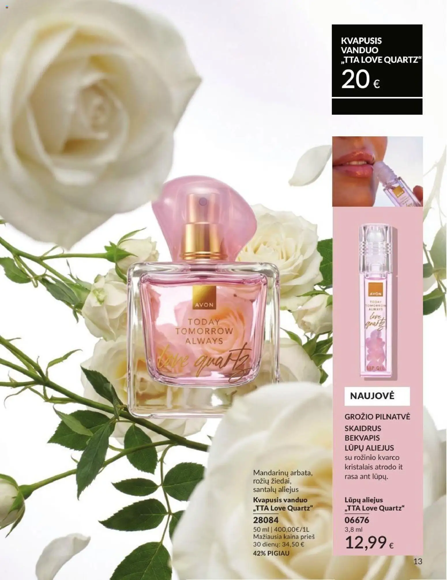 AVON akcijos nuo 2026.08.01 | Puslapis: 13 | Prekių: Kvapusis vanduo, Aliejus