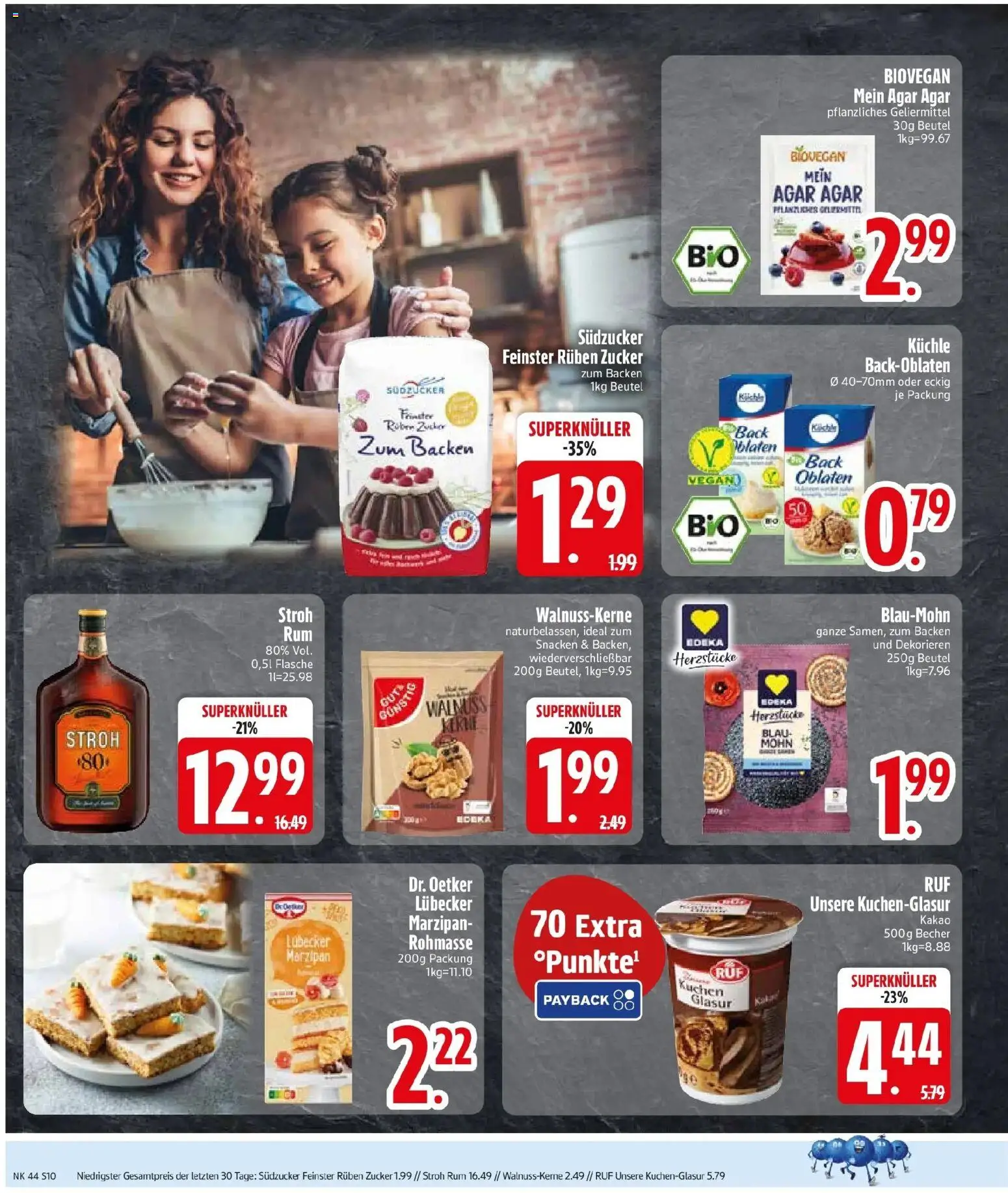 Edeka Prospekt Zolling (ab 26.10.2026) » Angebote Online | Seite: 12 | Produkte: Rum, Zucker, Kuchen