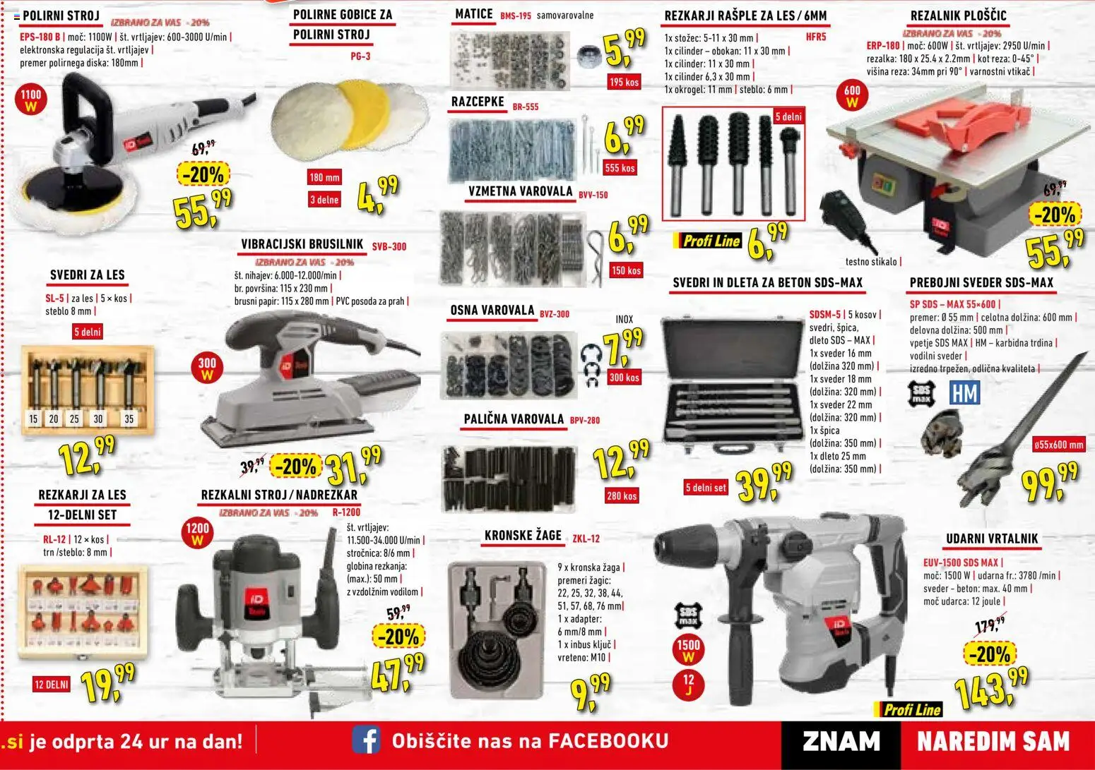 Novi Inter Diskont katalog ponudbe – veljaven od 09.06.2026 | Stran: 3 | Izdelki: Adapter, Rezalnik, Beton, Vrtalnik