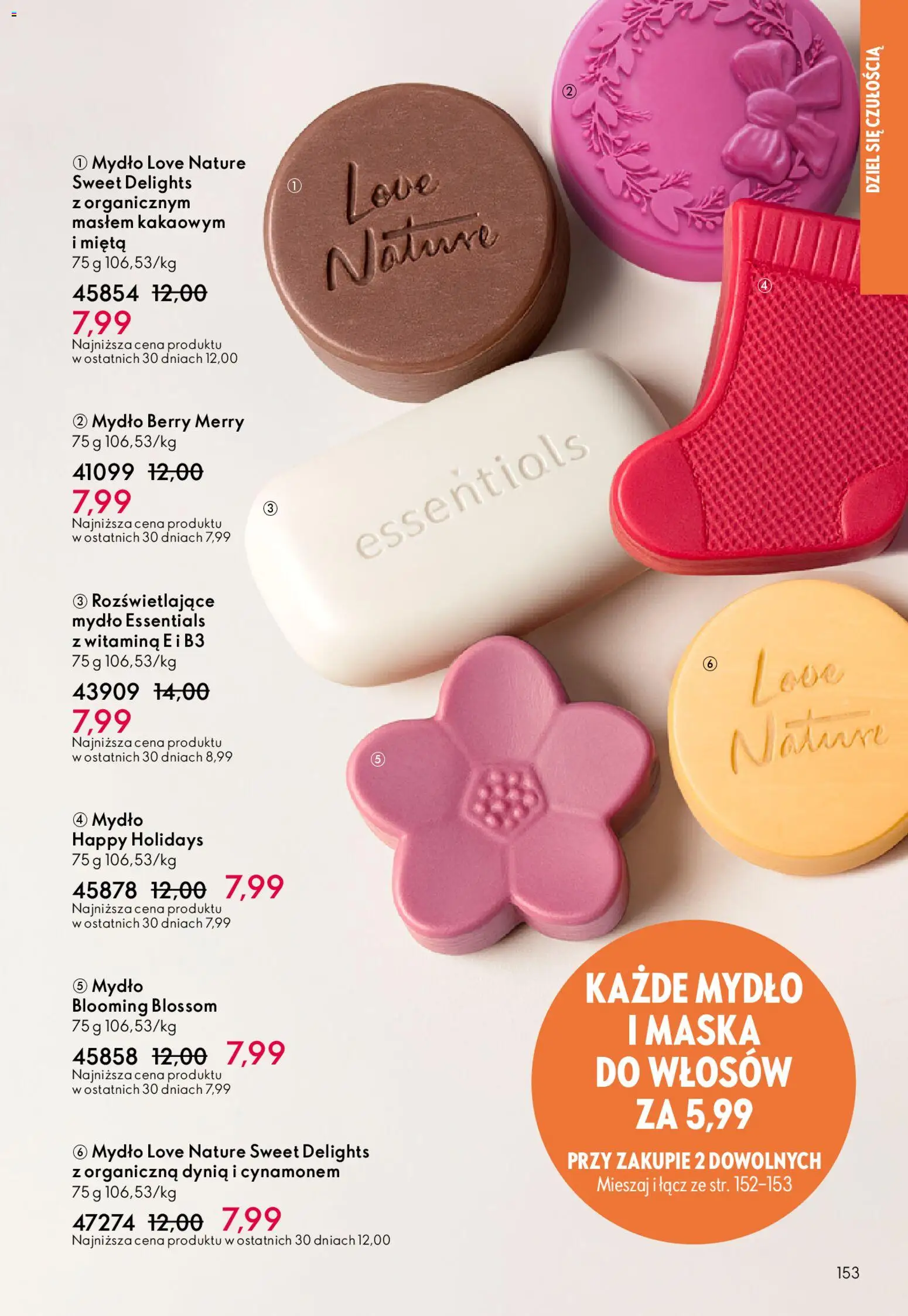 Oriflame Katalog 7 2026 od 06.05.2026 | Strona: 153 | Produkty: Dynia, Mięta, Maska, Mydło