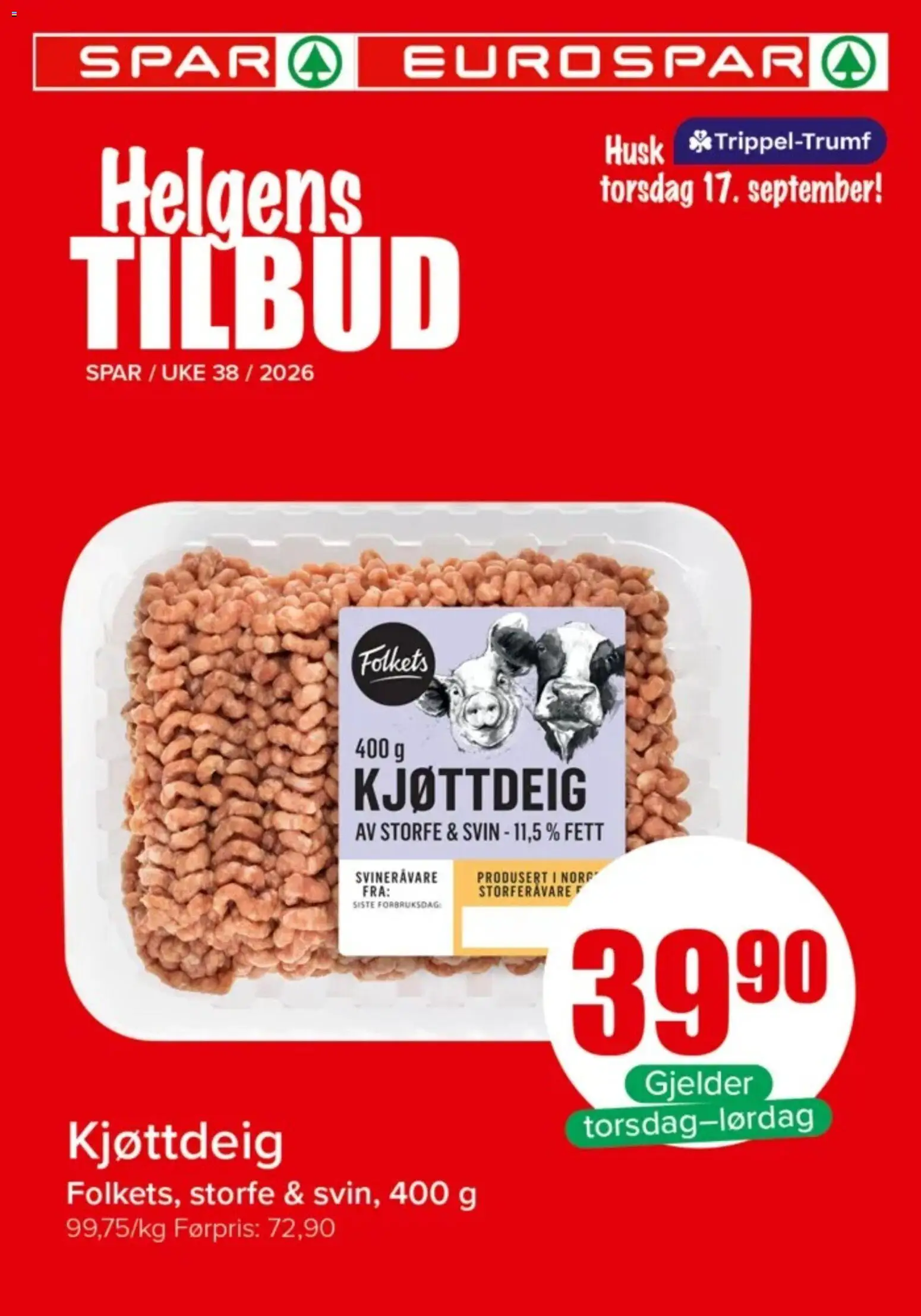 {H1} | Side: 1 | Produkter: Husk, Svin, Kjøttdeig