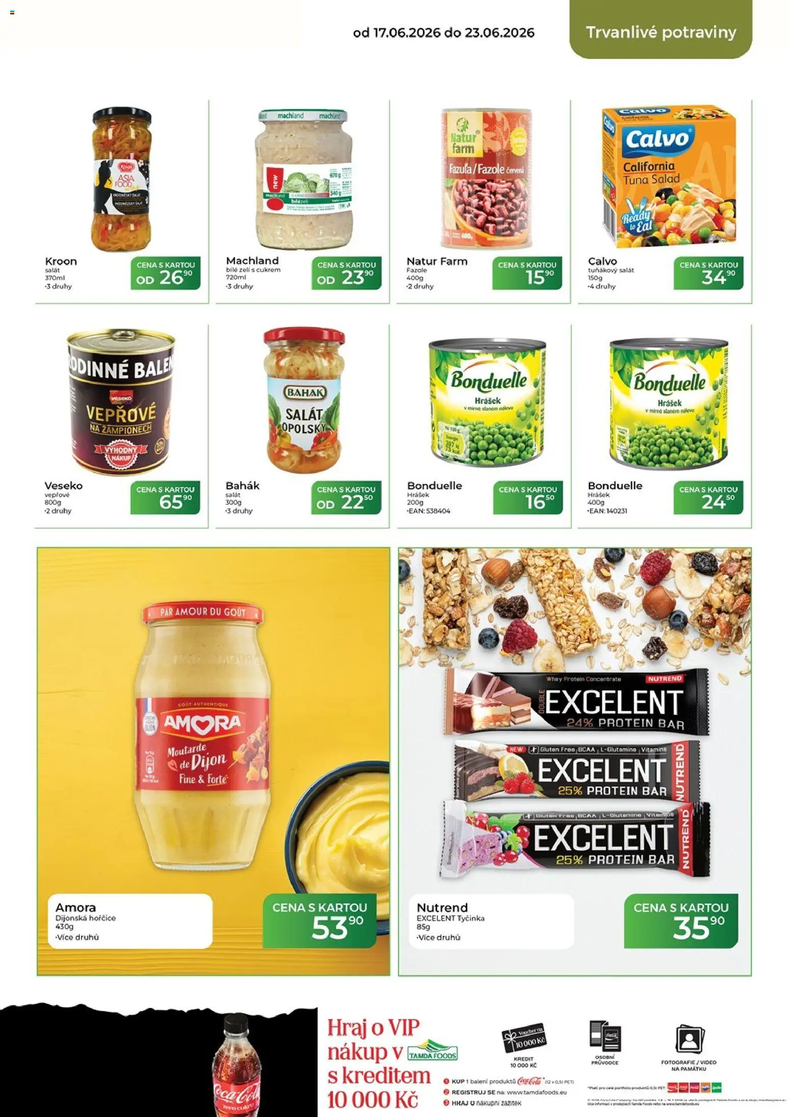 Tamda Foods leták od 17.06.2026 | Strana: 43 | Produkty: Coca cola, Hrášek, Protein, Tuňákový salát