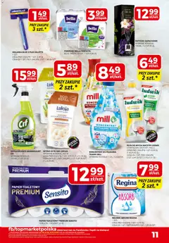 Pogląd oferty "Top Market gazetka" - ważna od 08.10.2026 | Strona: 11 | Produkty: Papier toaletowy, Golarka, Mydło, Płyn do mycia naczyń