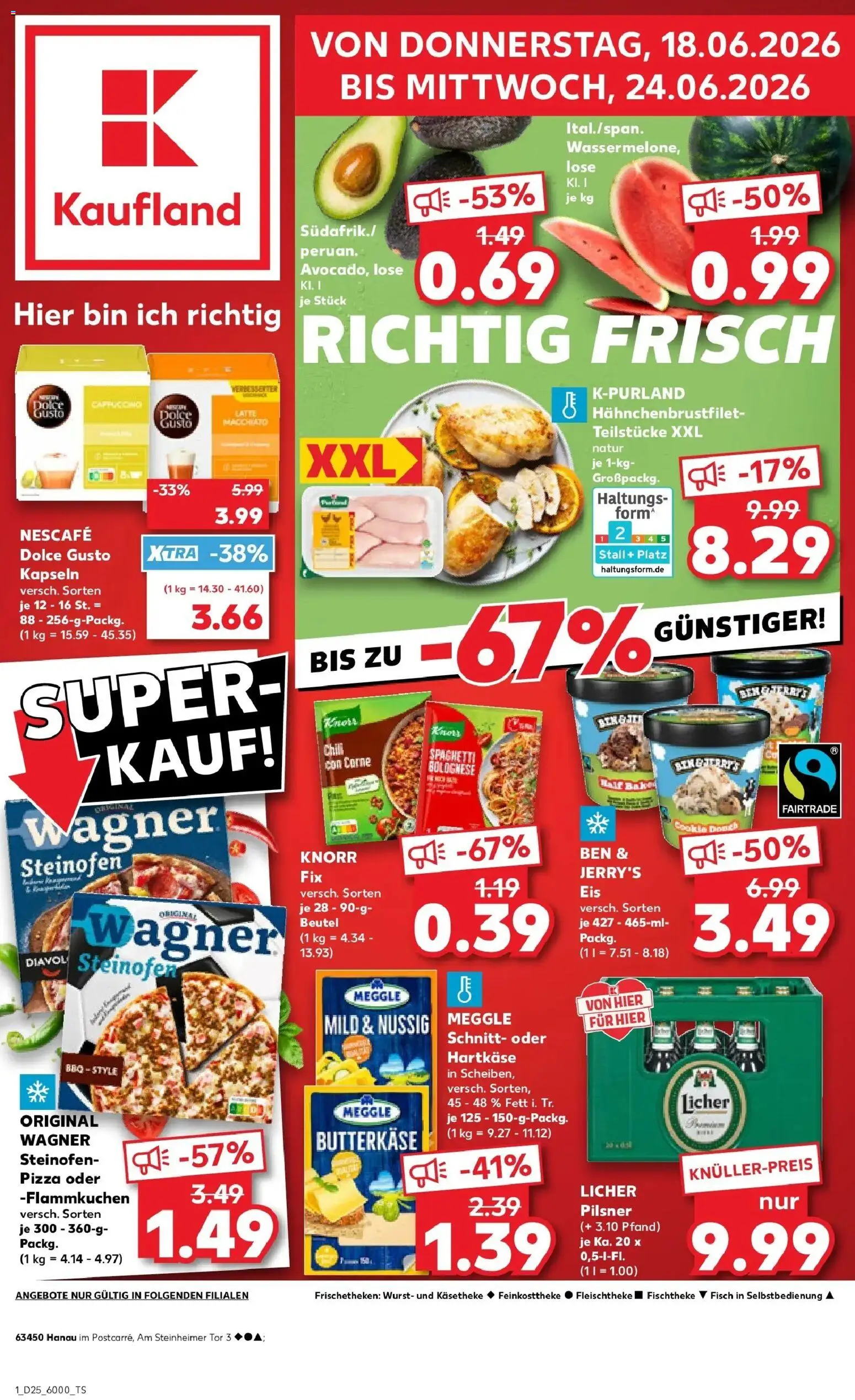 Kaufland Prospekt Hanau – gültig ab 18.06.2026 | Seite: 1