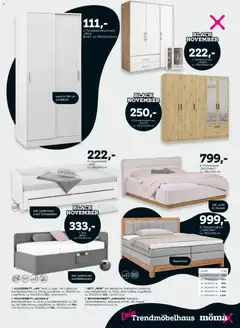 Mömax Black November ab 25.10.2026 gültig | Seite: 7 | Produkte: Bett, Matratze, Kleiderschrank, Topper