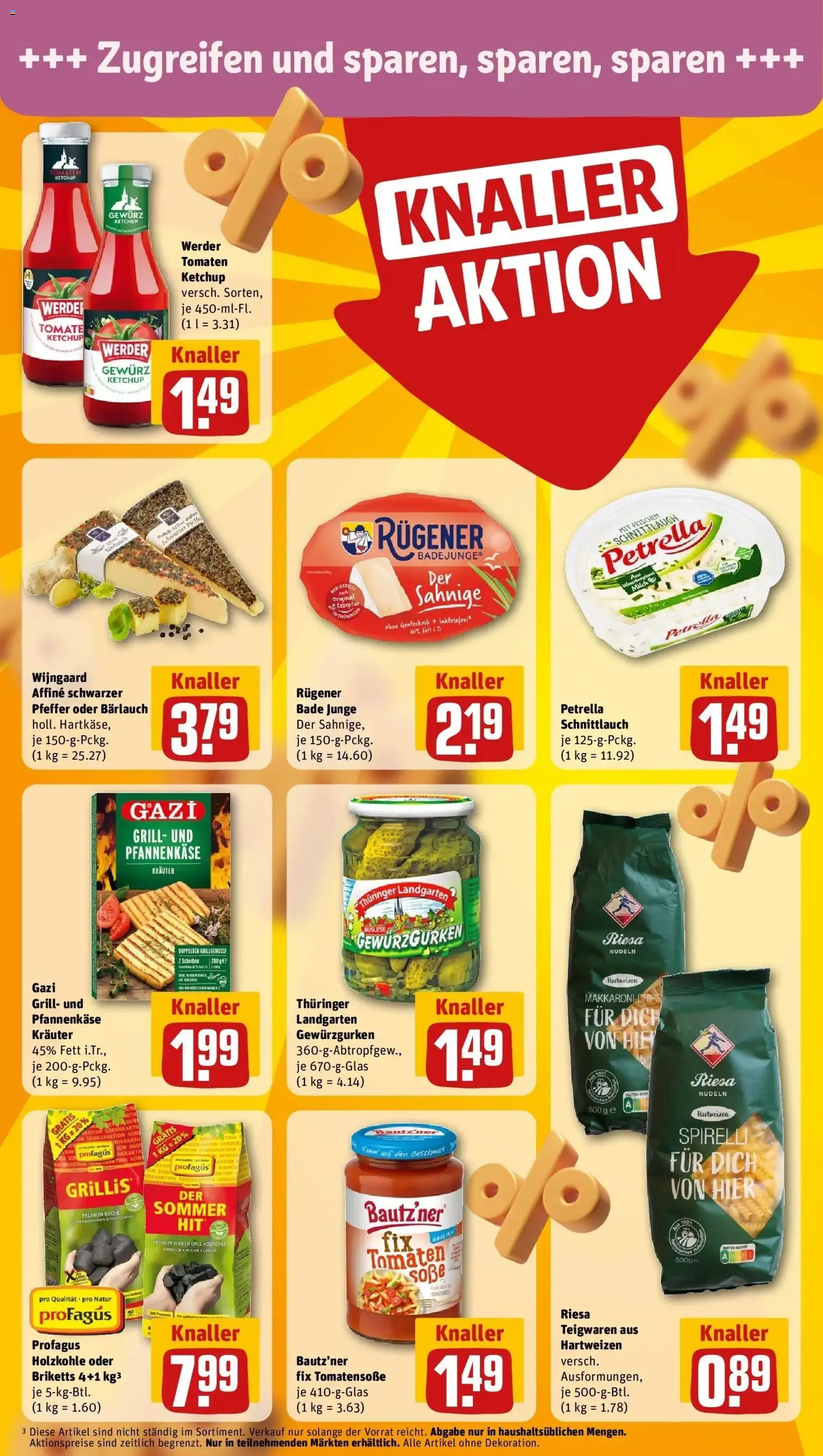 Rewe Prospekt Templin – gültig ab 27.07.2026 | Seite: 16 | Produkte: Tomaten, Pfeffer, Nudeln, Ketchup