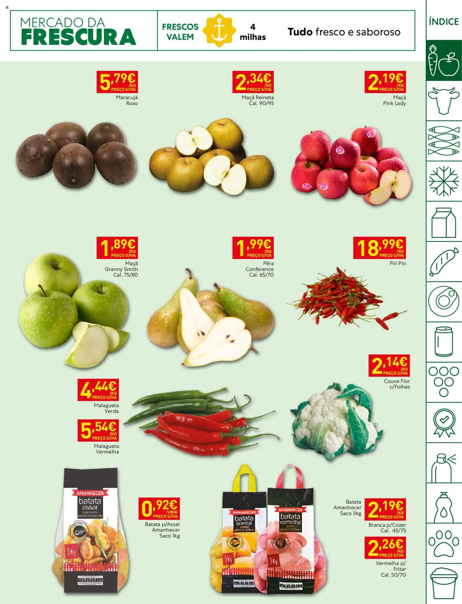 Recheio folheto Madeira │ válido de 29/09/2026 | Página: 3 | Produtos: Batata, Saco, Malagueta, Couve