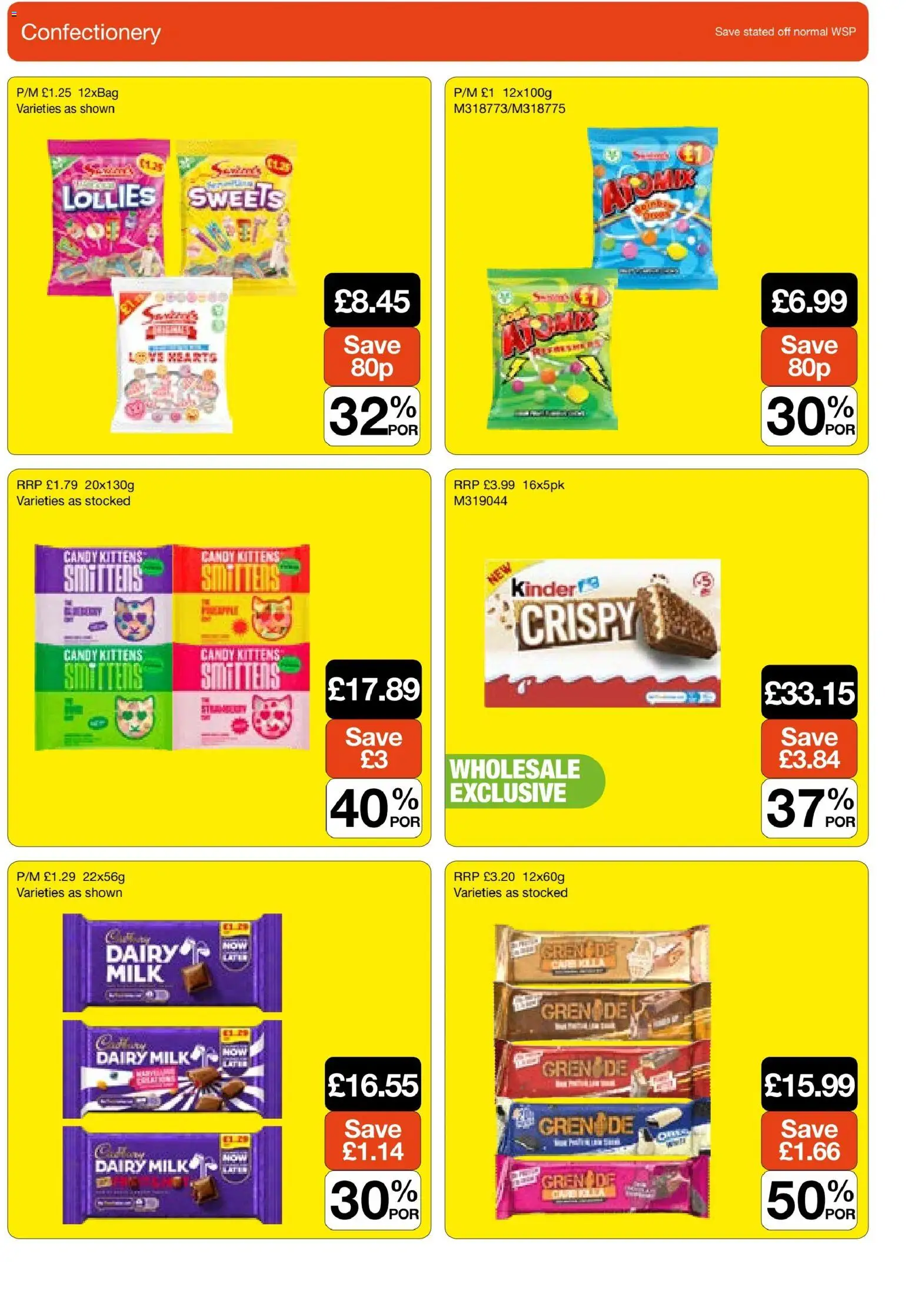 {H1} | Page: 6 | Products: Milk, Sweets, Confectionery