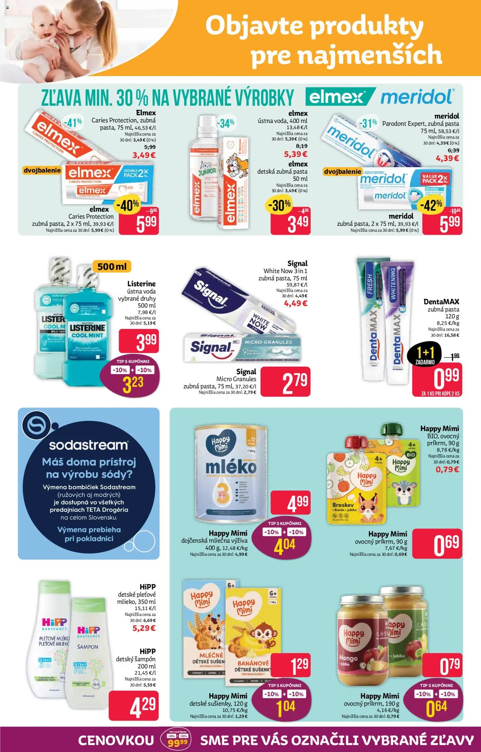 Nové Teta drogerie akcie – leták je platný od 12.10.2026 | Strana: 10 | Produkty: Mlieko, Šampón, Sodastream, Mango