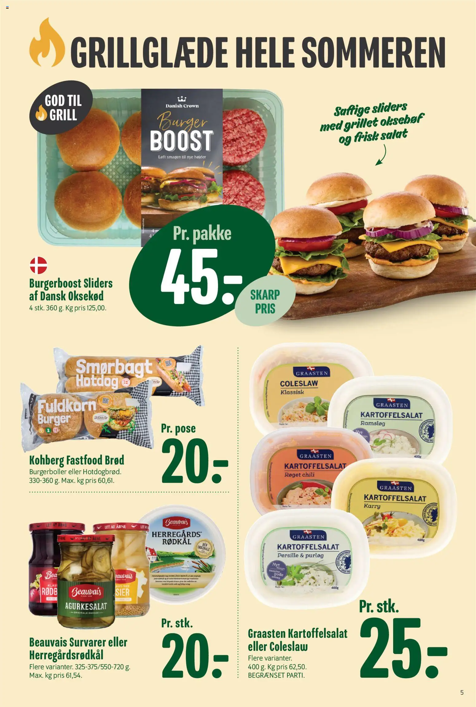 Min Købmand tilbudsavis – gyldig fra 17/07/2026 | Side: 5 | Produkter: Karry, Oksekød, Salat, Grill