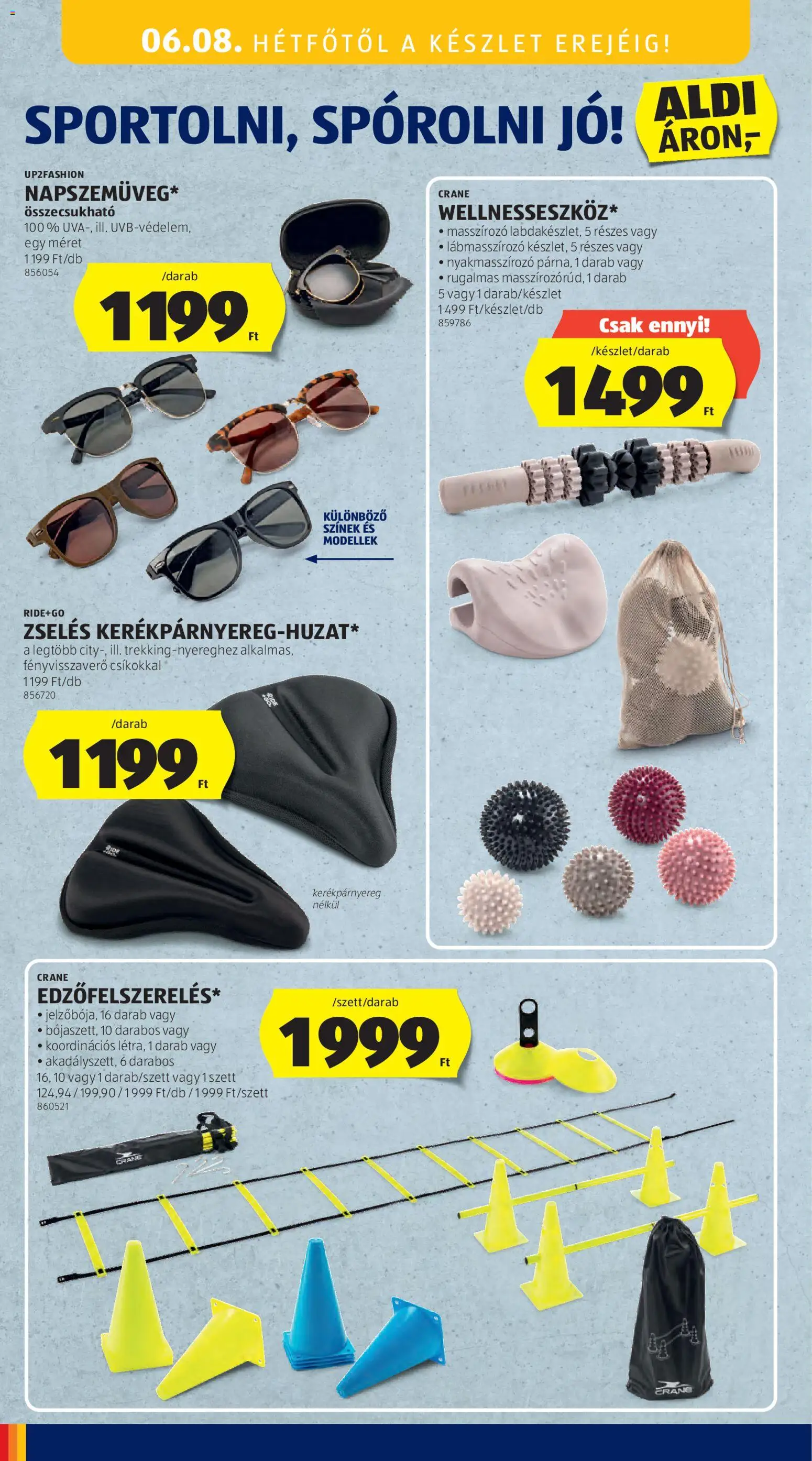 Aldi akciós ujság - amely érvényes a következő dátumtól: 04.06.2026 | Oldal: 20 | Termékek: Lábmasszírozó