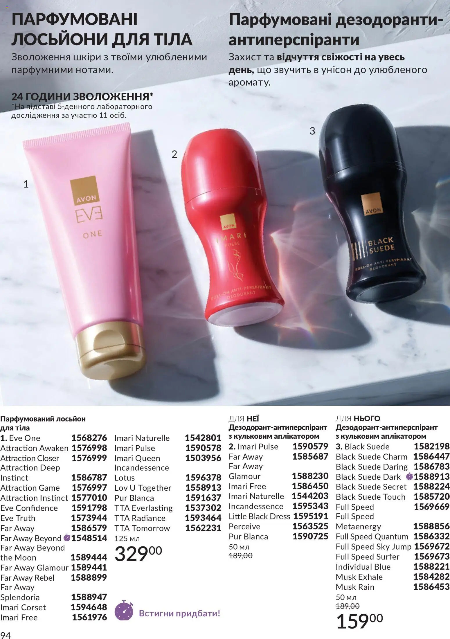 AVON Kаталог - дійснийкції з 31.08.2026 | Сторінка: 94 | Товари: Лосьйон