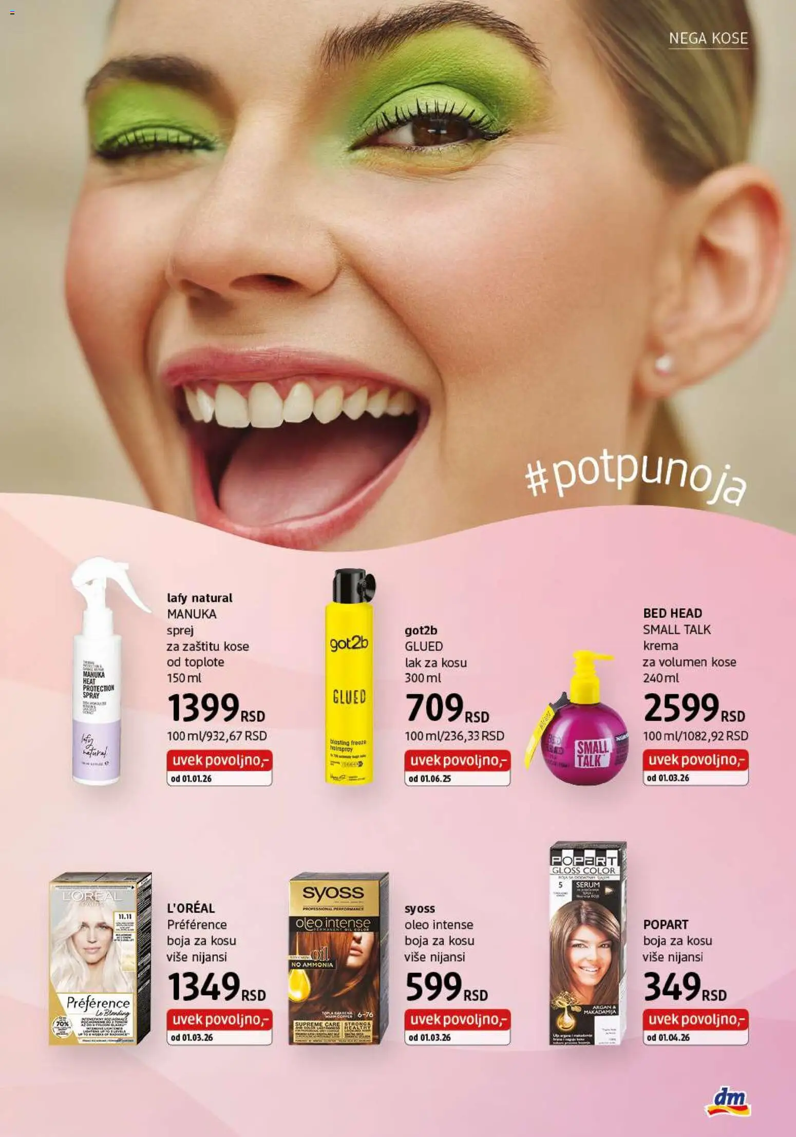 DM Drogerie katalog - važi od 01.06.2026 | Strana: 17 | Proizvode: Syoss, Lak za kosu, Krema