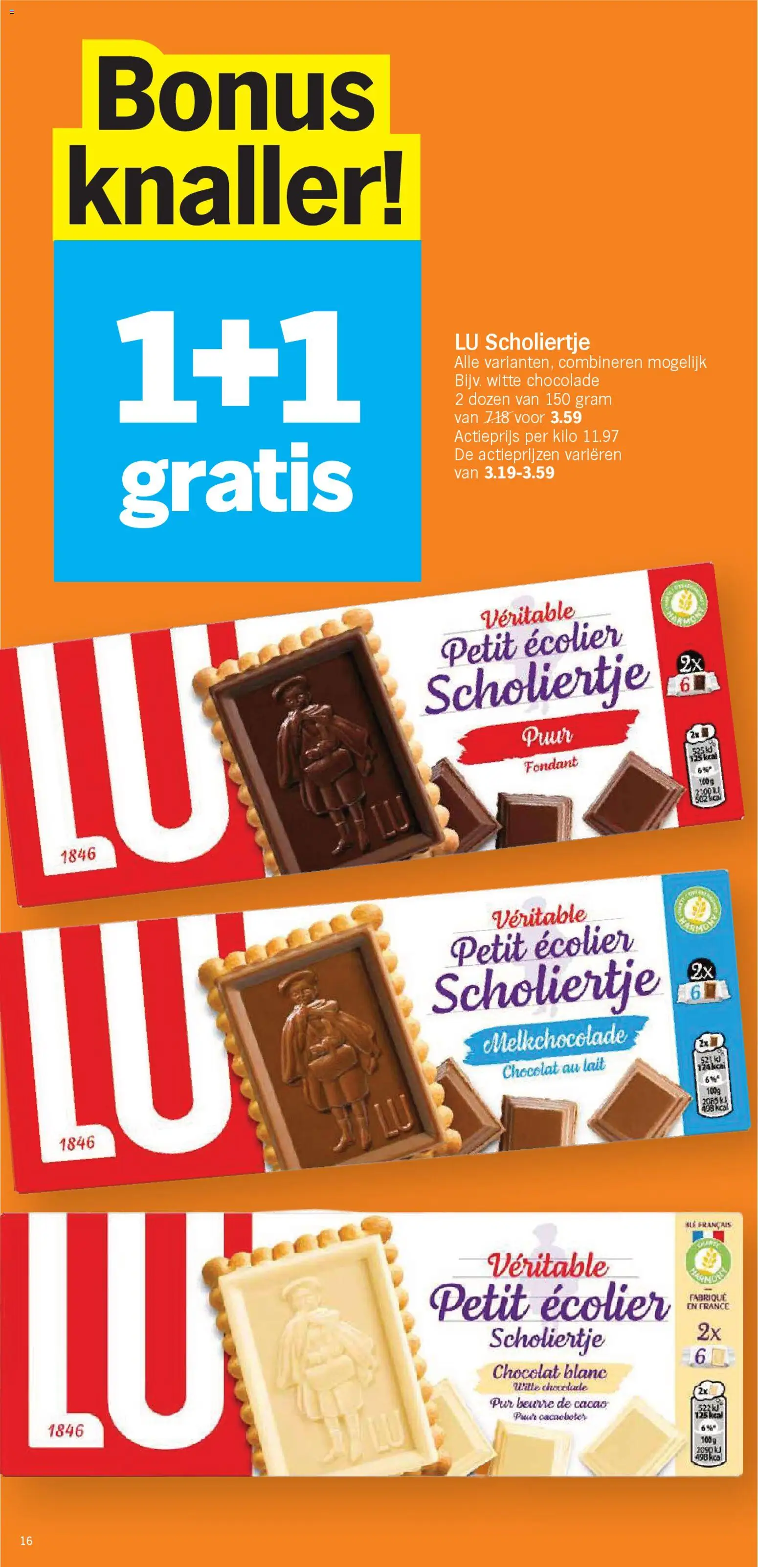 {H1} | Pagina: 16 | Producten: Chocolade