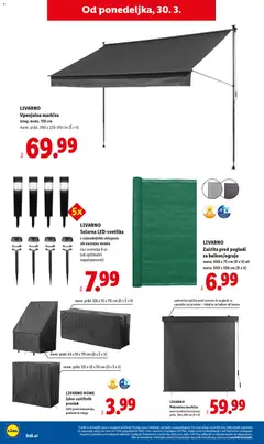 Lidl katalog akcije – veljaven od 20.04.2026 | Stran: 30 | Izdelki: Markiza, Zaščita pred soncem