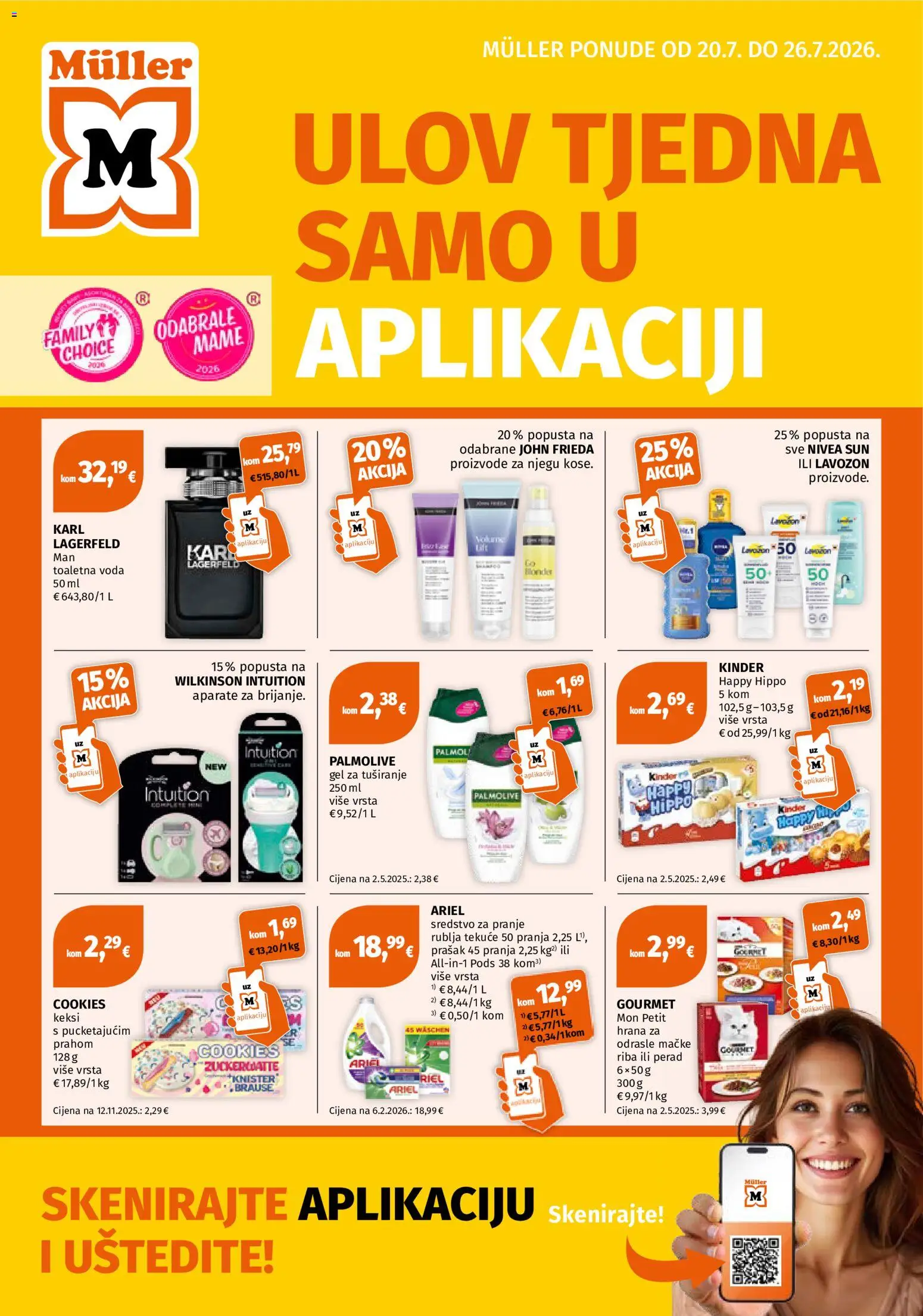 Müller Katalog novi od 20.07.2026 > prelistaj akcije catalogue cover