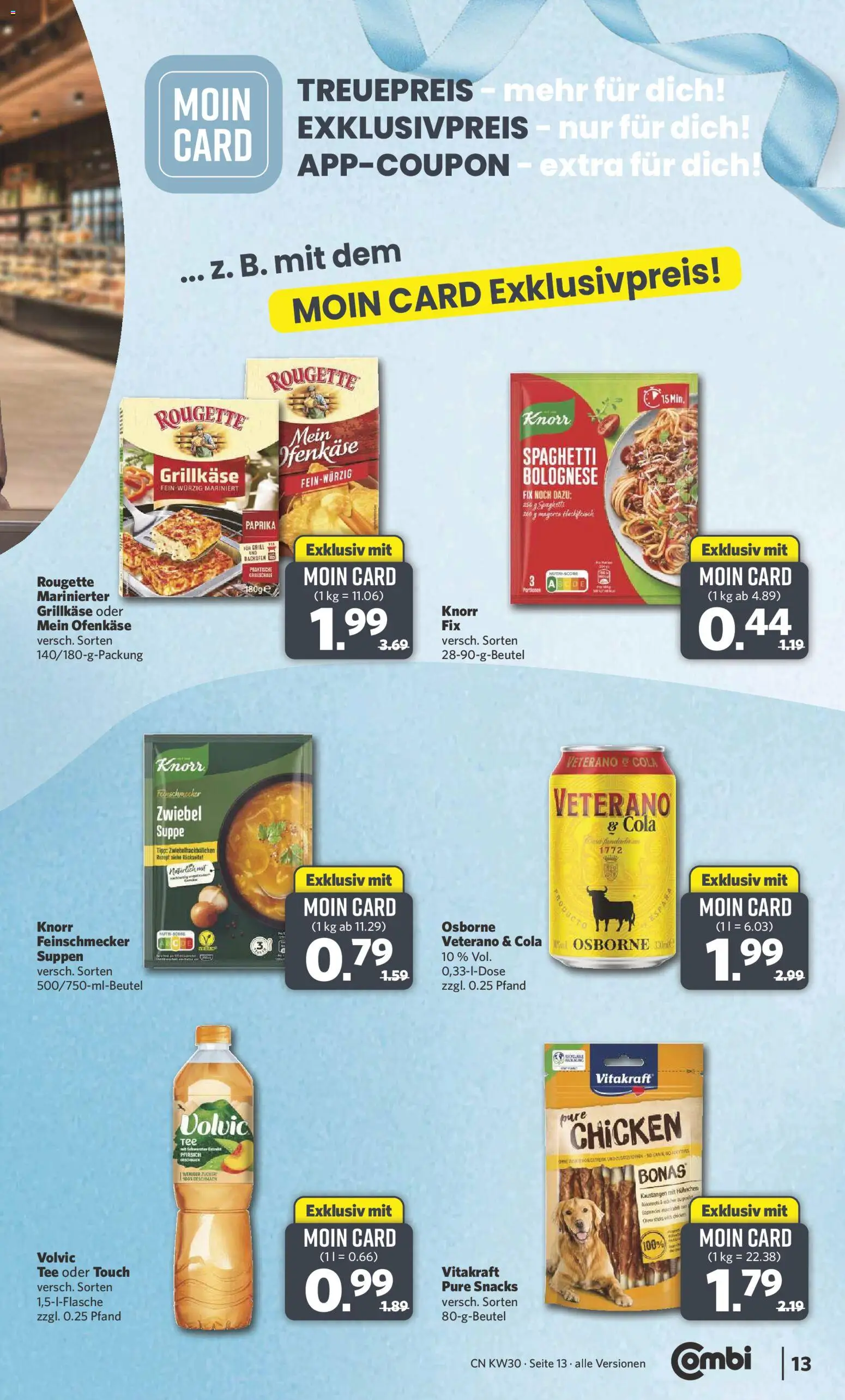 Combi Prospekt – gültig ab 20.07.2026 | Seite: 13 | Produkte: Grill, Cola, Backofen, Volvic