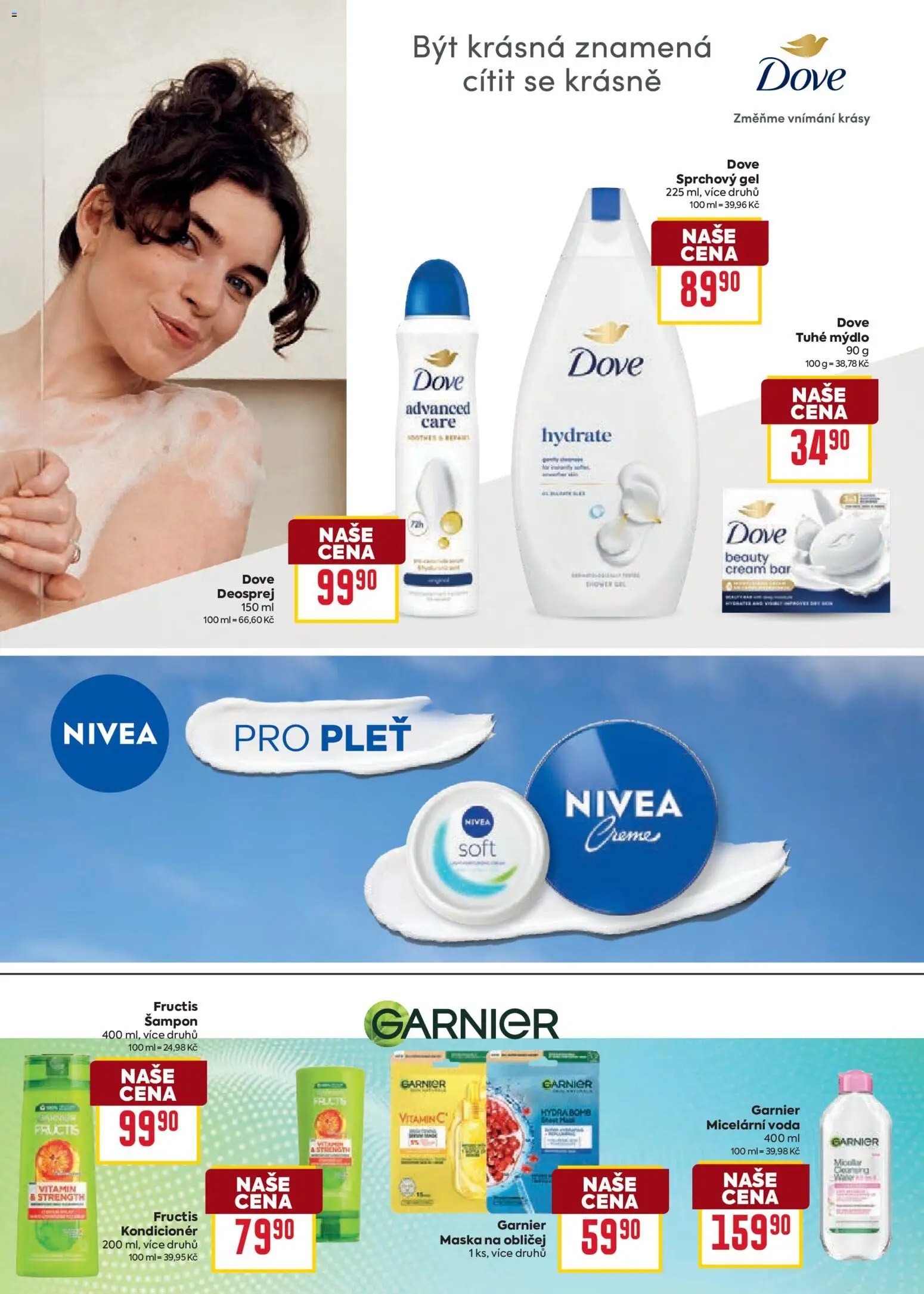 Billa leták - Léto od 10.06.2026 | Strana: 29 | Produkty: Sprchový gel, Nivea, Dove, Kondicionér