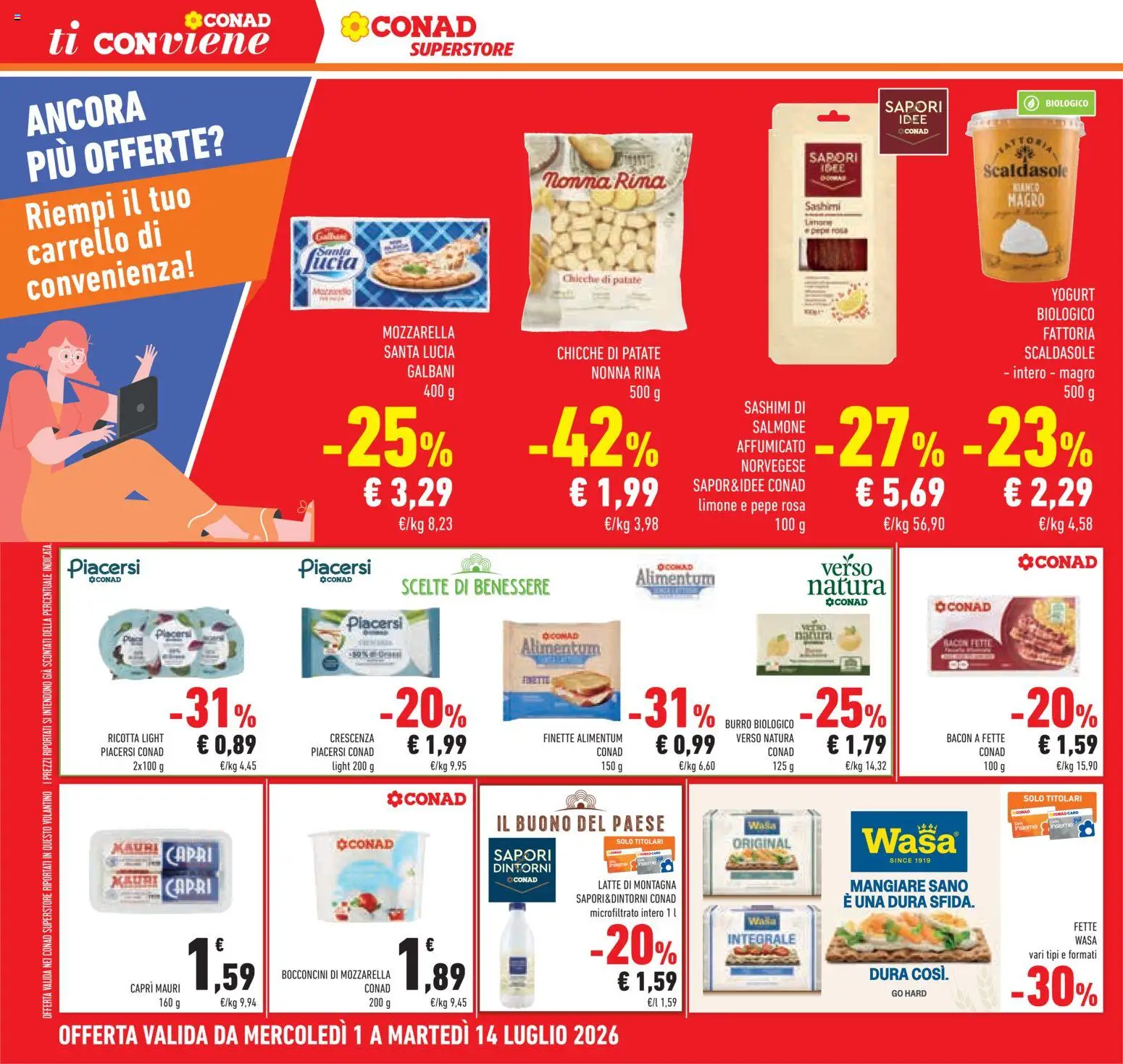 Volantino Conad del 01/07/2026 | Pagina: 38
