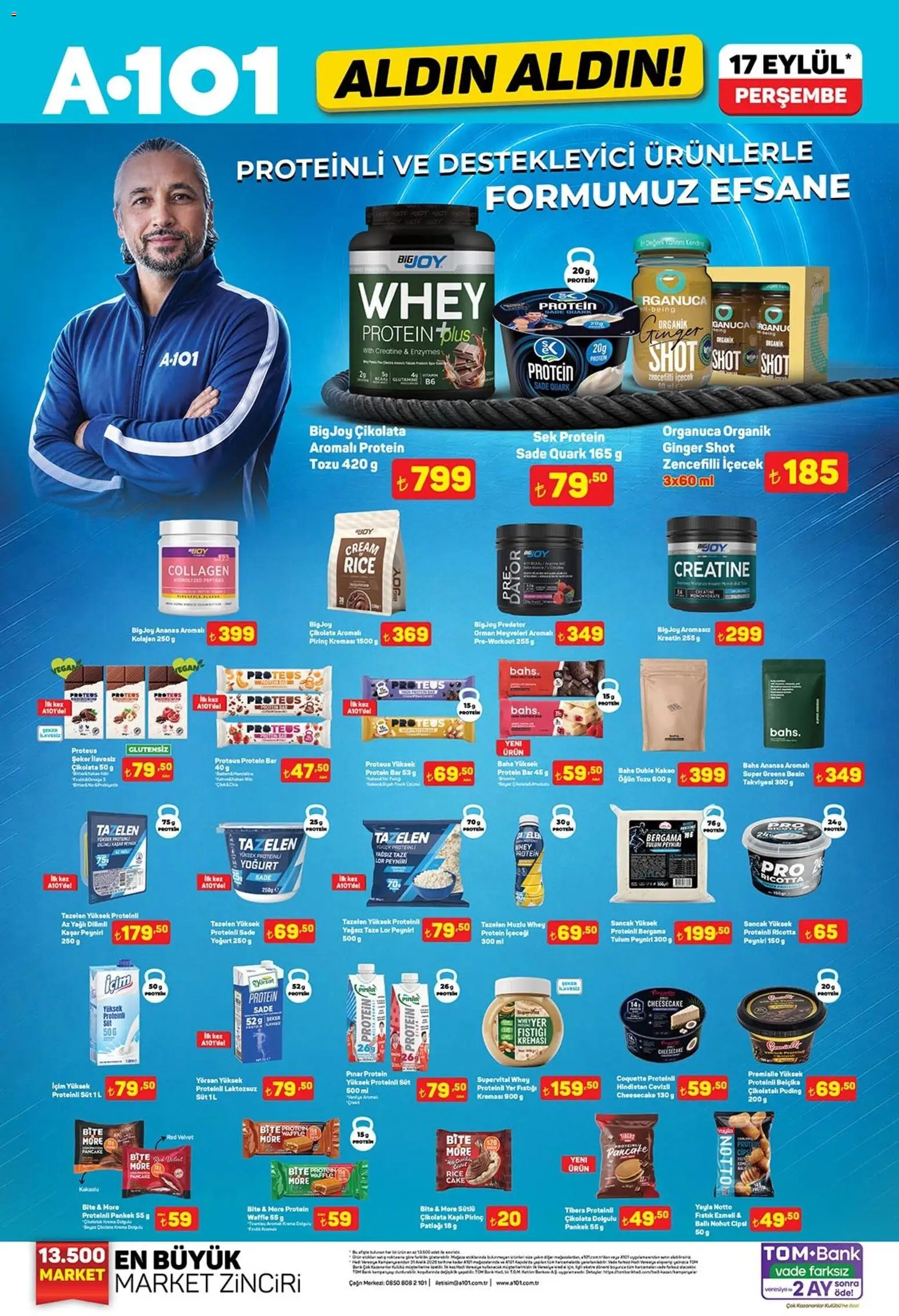 A101 - Katalog Aldın Aldın - 17 Eylül 2026 tarihinden itibaren geçerlidir | Sayfa: 1 | Ürünler: Fıstık, Peynir, Ananas, Yer fıstığı