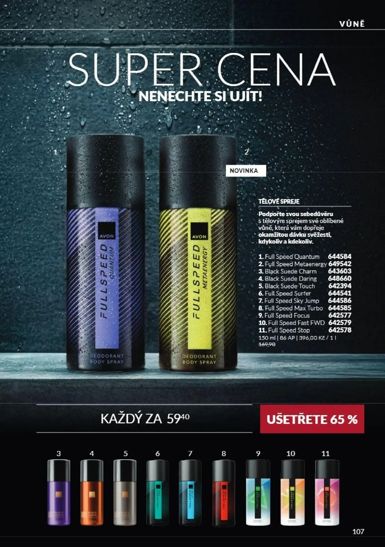 Avon Katalog 10/2026 od 01.10.2026 | Strana: 107 | Produkty: Deodorant, Body