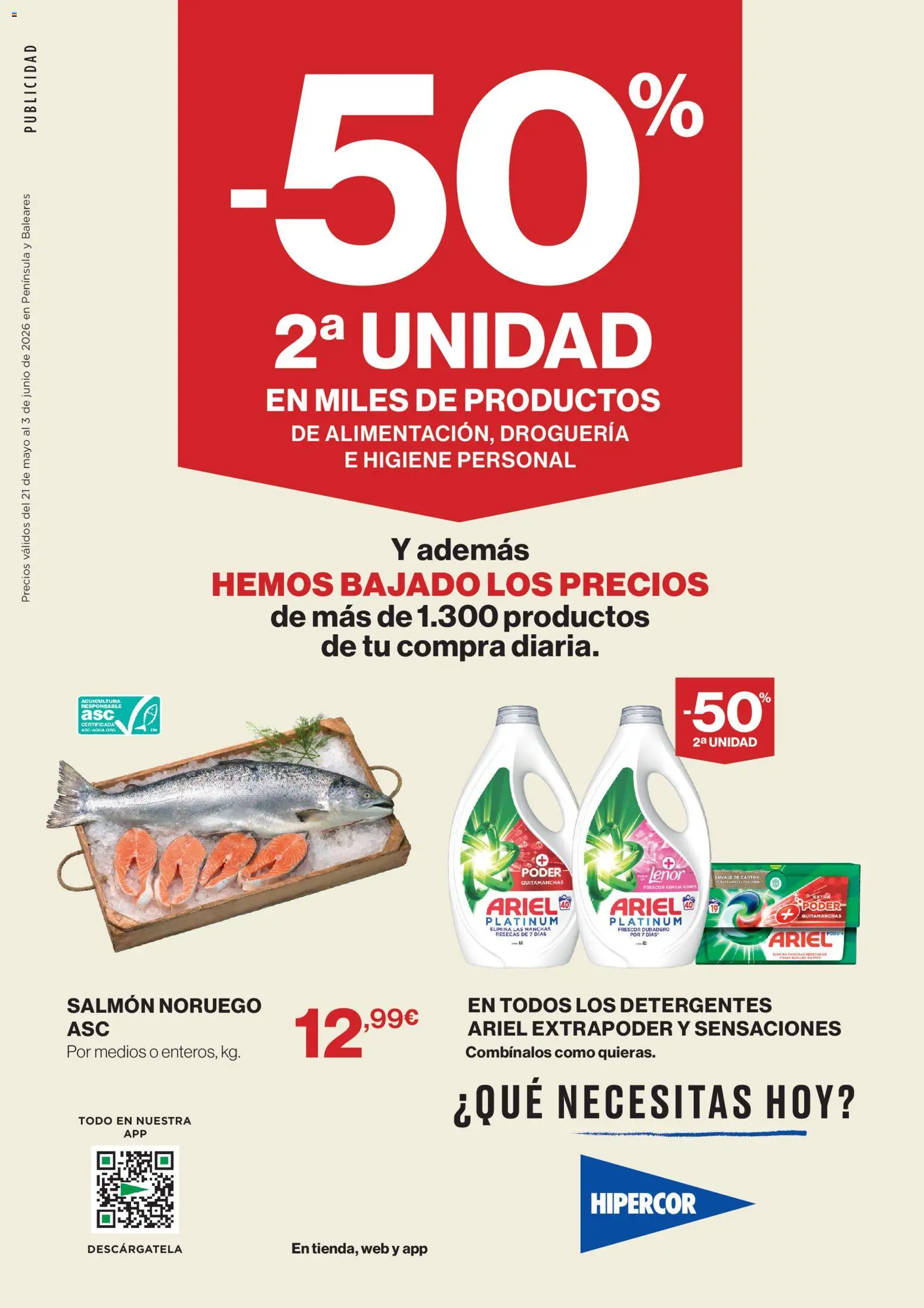 Hipercor catálogo │ válido desde el 21.05.2026 | Página: 1 | Productos: Quitamanchas