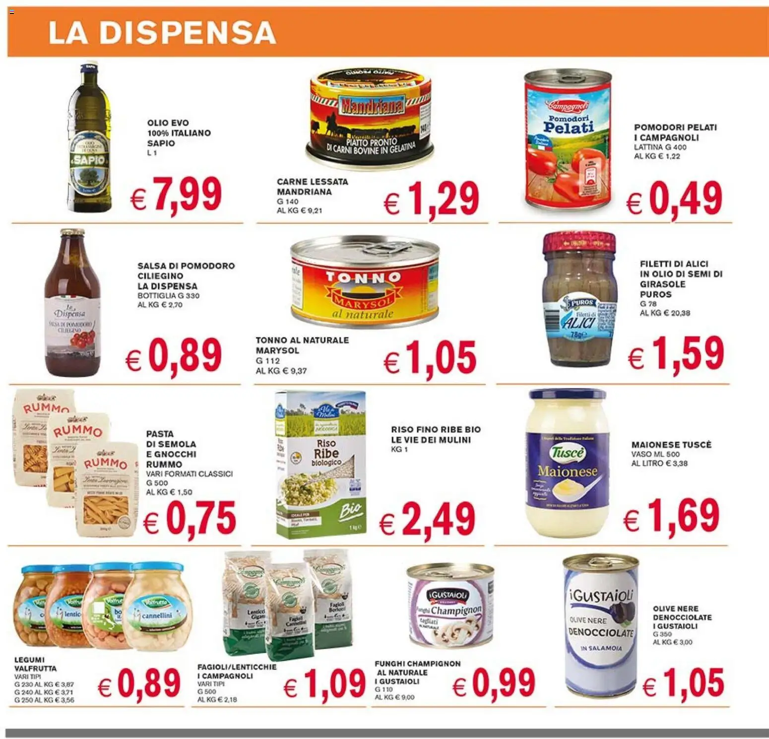 Volantino Coal del 04/06/2026 | Pagina: 8 | Prodotti: Riso, Maionese, Pomodori, Piatto