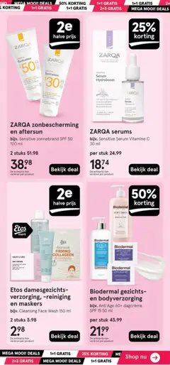 Etos folder - Voorbeeld van een folder van Etos, geldig van 27.04.2026 | Pagina: 19 | Producten: Kan, Ginkgo biloba, Vitamine C