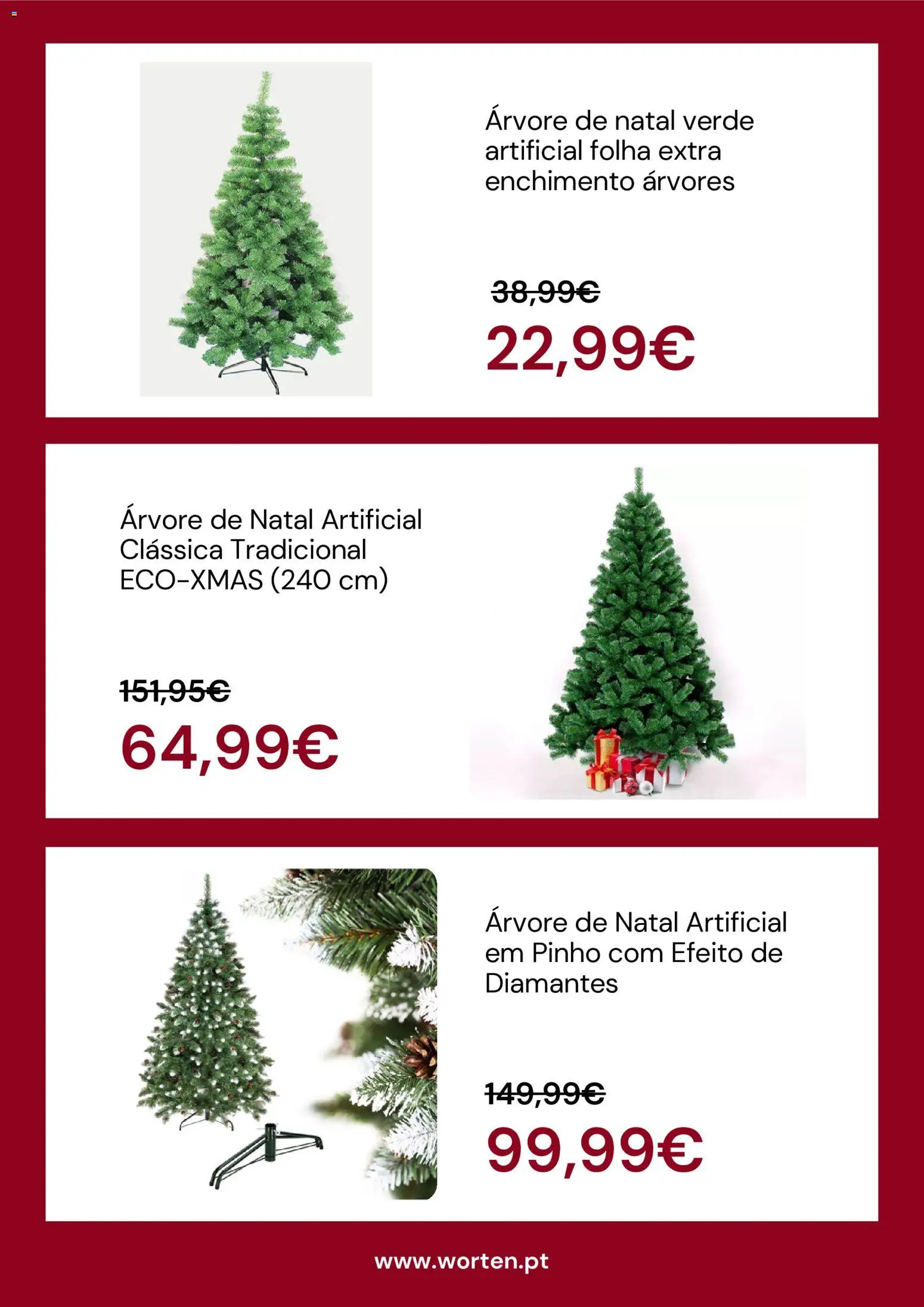 Worten Promoções │ válido de 26/10/2026 | Página: 3 | Produtos: Árvore de natal