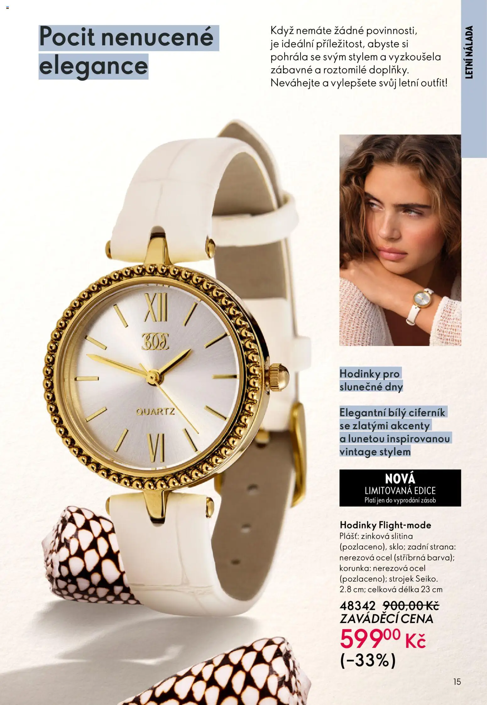 Oriflame katalog č. 08/2026 od 27.05.2026 | Strana: 15 | Produkty: Hodinky