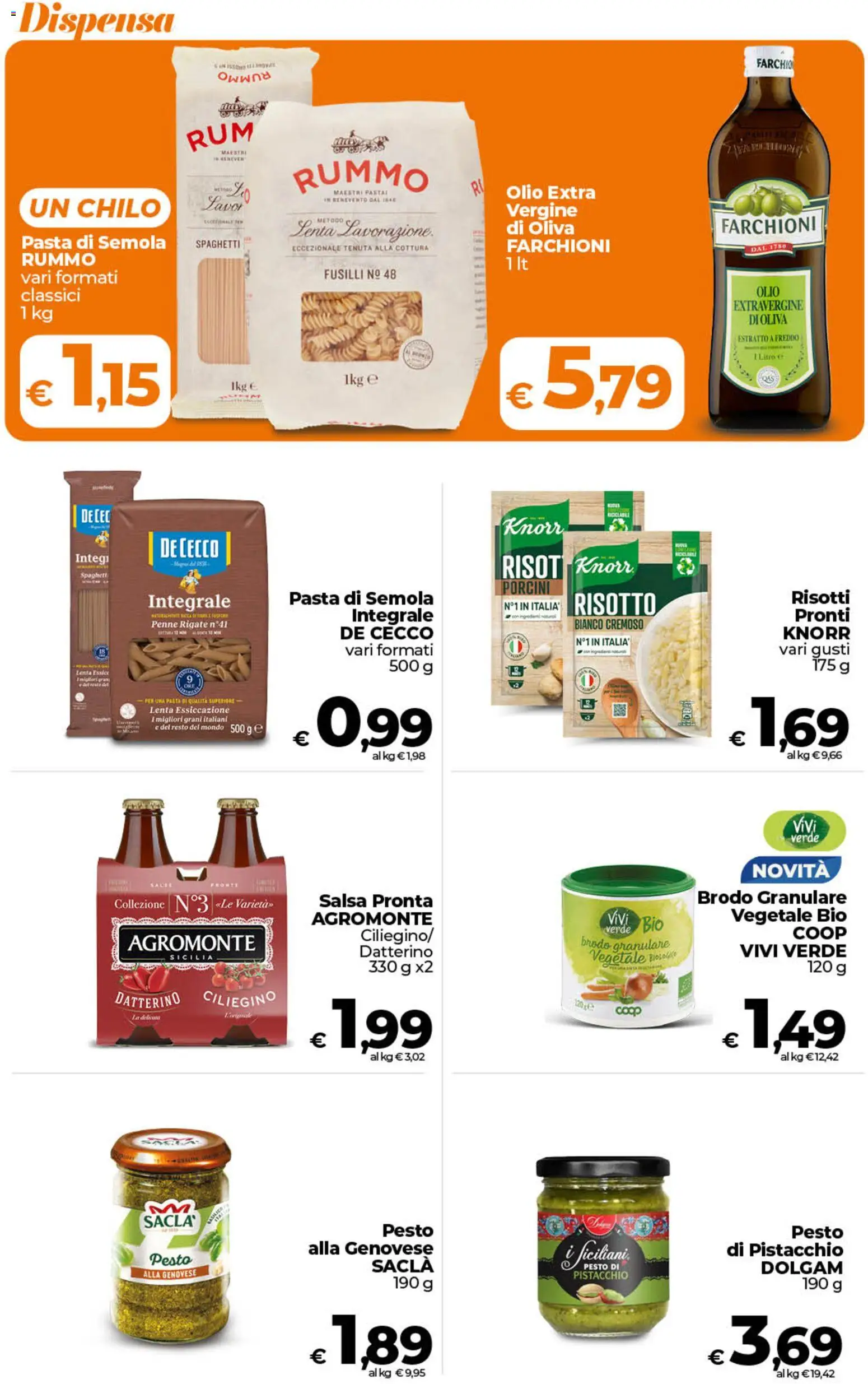 Volantino Ipercoop del 19.05.2026 | Pagina: 34 | Prodotti: Olio, Pesto, Fusilli, Penne