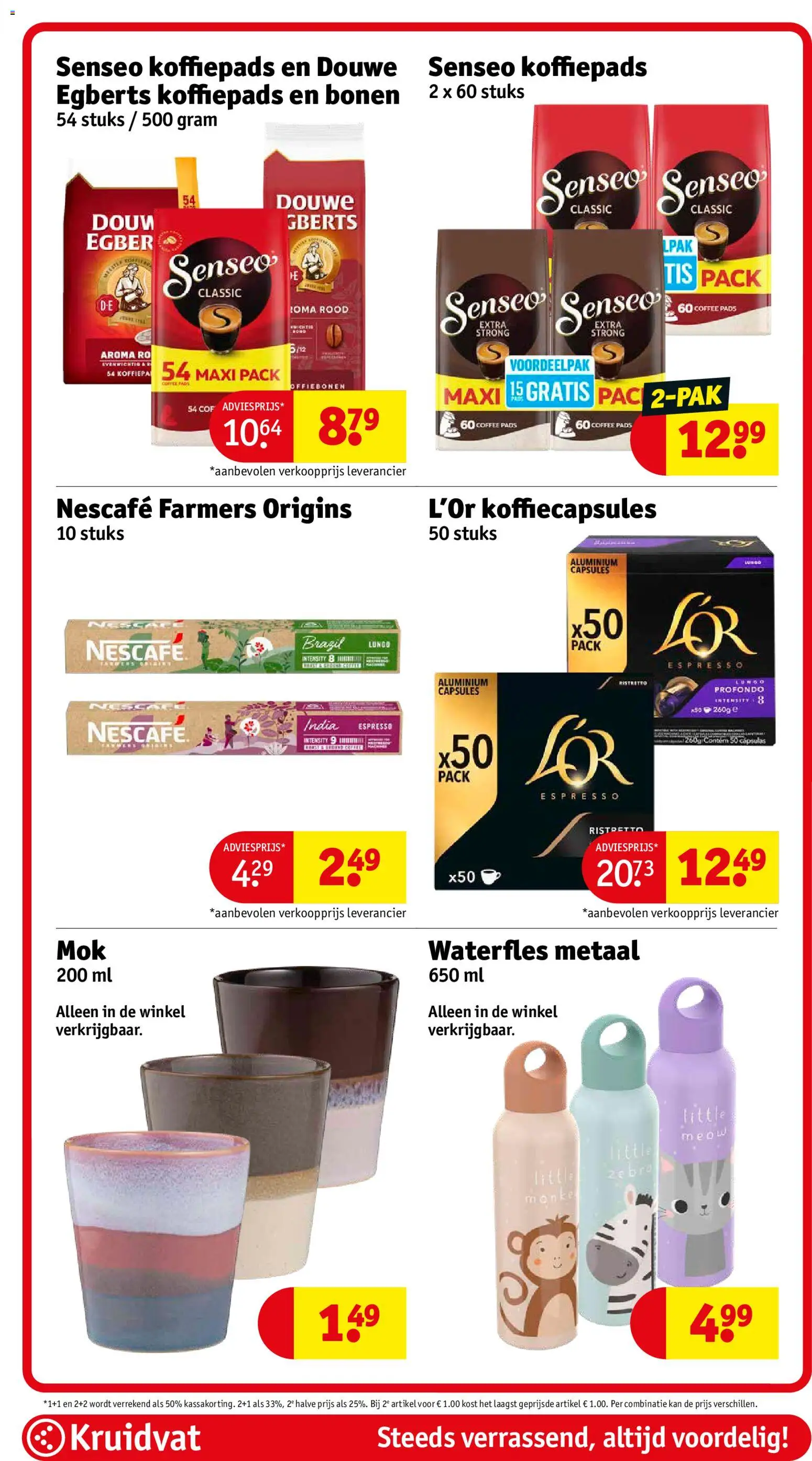 {H1} | Pagina: 81 | Producten: Koffiepads, Kan, Mok, Nescafe