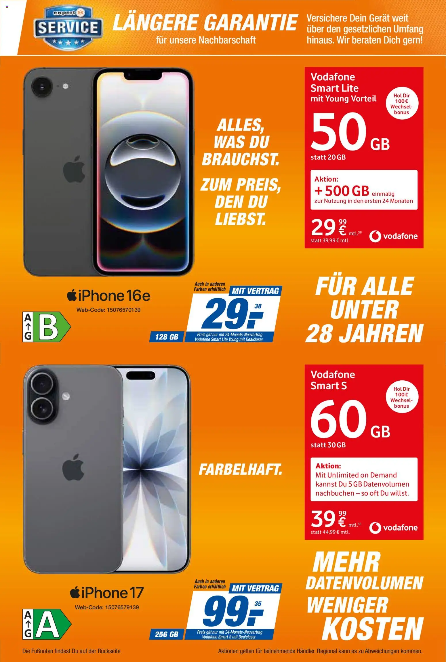 Expert Smarthphone Highlights im August – gültig ab 01.08.2026 | Seite: 19 | Produkte: Iphone