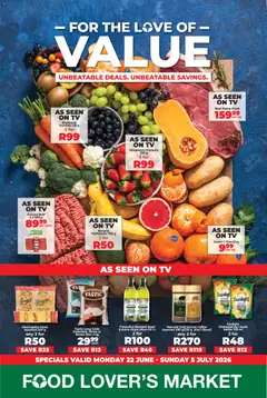 Food Lover's Market specials catalogue – valid from 22/06/2026