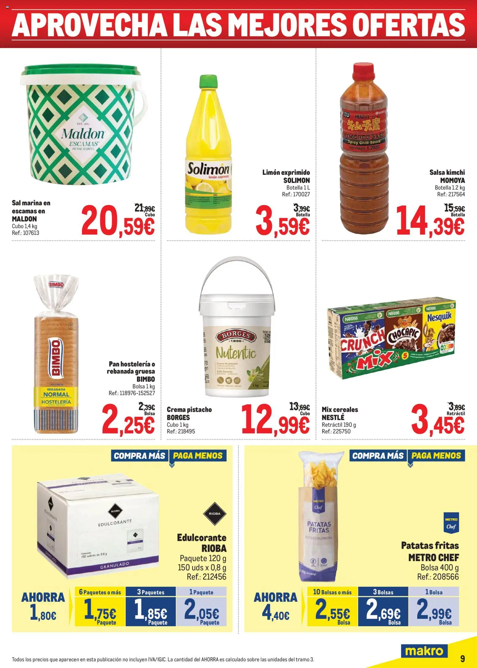 Makro Precios Centro │ válido desde el 21/09/2026 | Página: 9