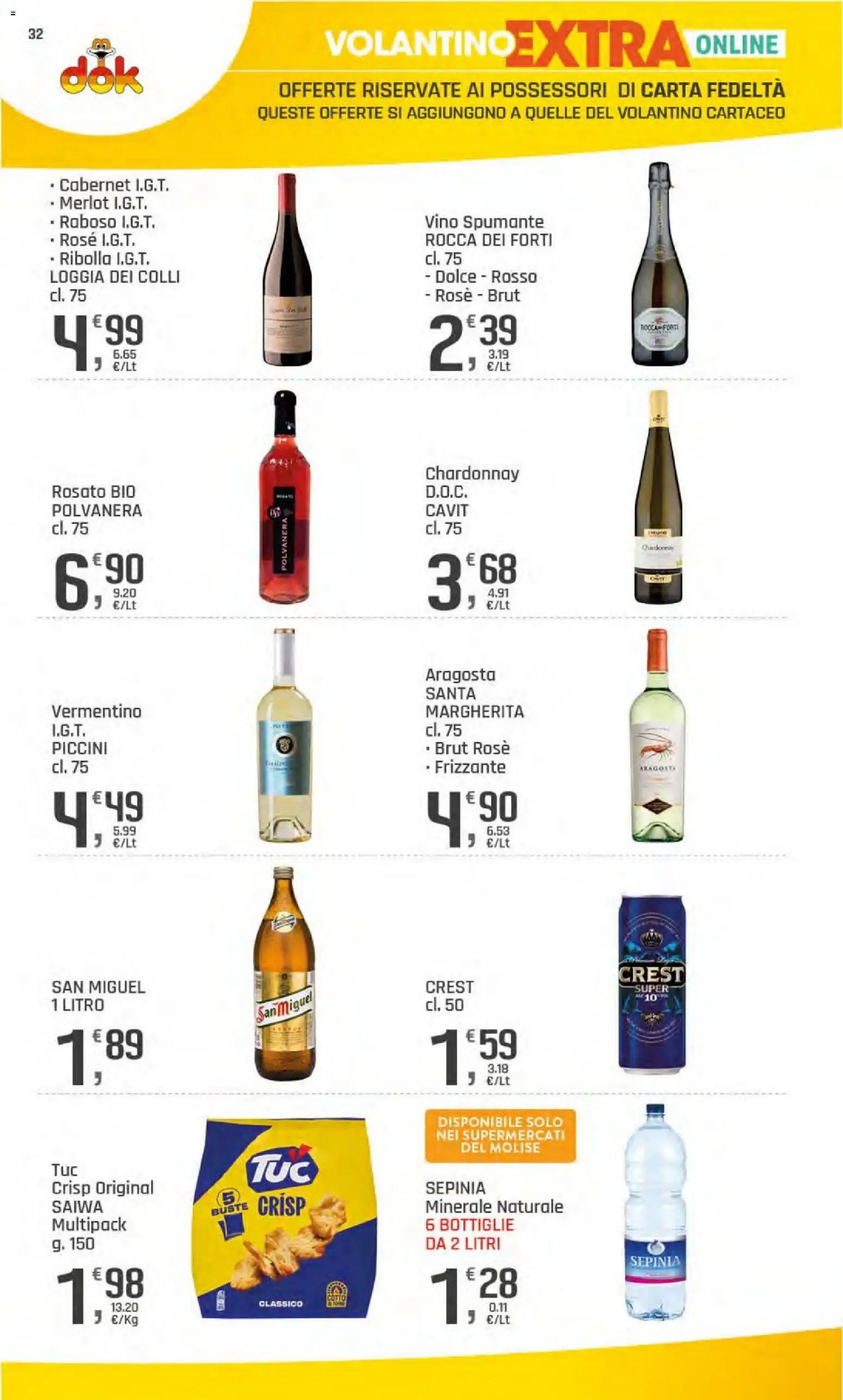 Volantino DOK del 23/07/2026 | Pagina: 33 | Prodotti: Vino, Spumante