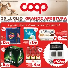 Anteprima del volantino COOP volantino Avola valido a partire dal 30/07/2026
