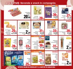 Anteprima del volantino GRISSINI DEMORI, grissini demori vari tipi 180 g reparto forno valido a partire dal 15/07/2026 | Pagina: 22