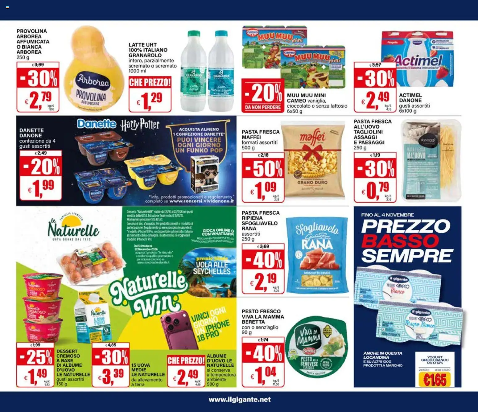 Volantino Il Gigante del 12/10/2026 | Pagina: 19 | Prodotti: Yogurt, Pasta, Basso, Terra