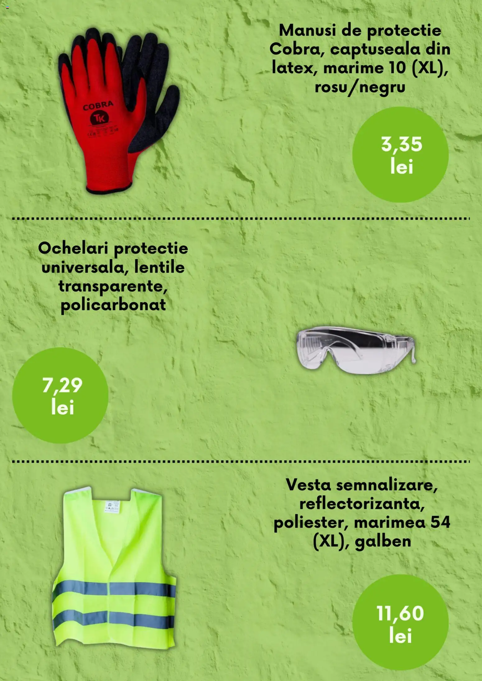 Noul catalog Leroy Merlin – valabil de la 14.08.2026 | Pagină: 5 | Produse: Mănuși, Ochelari, Vestă