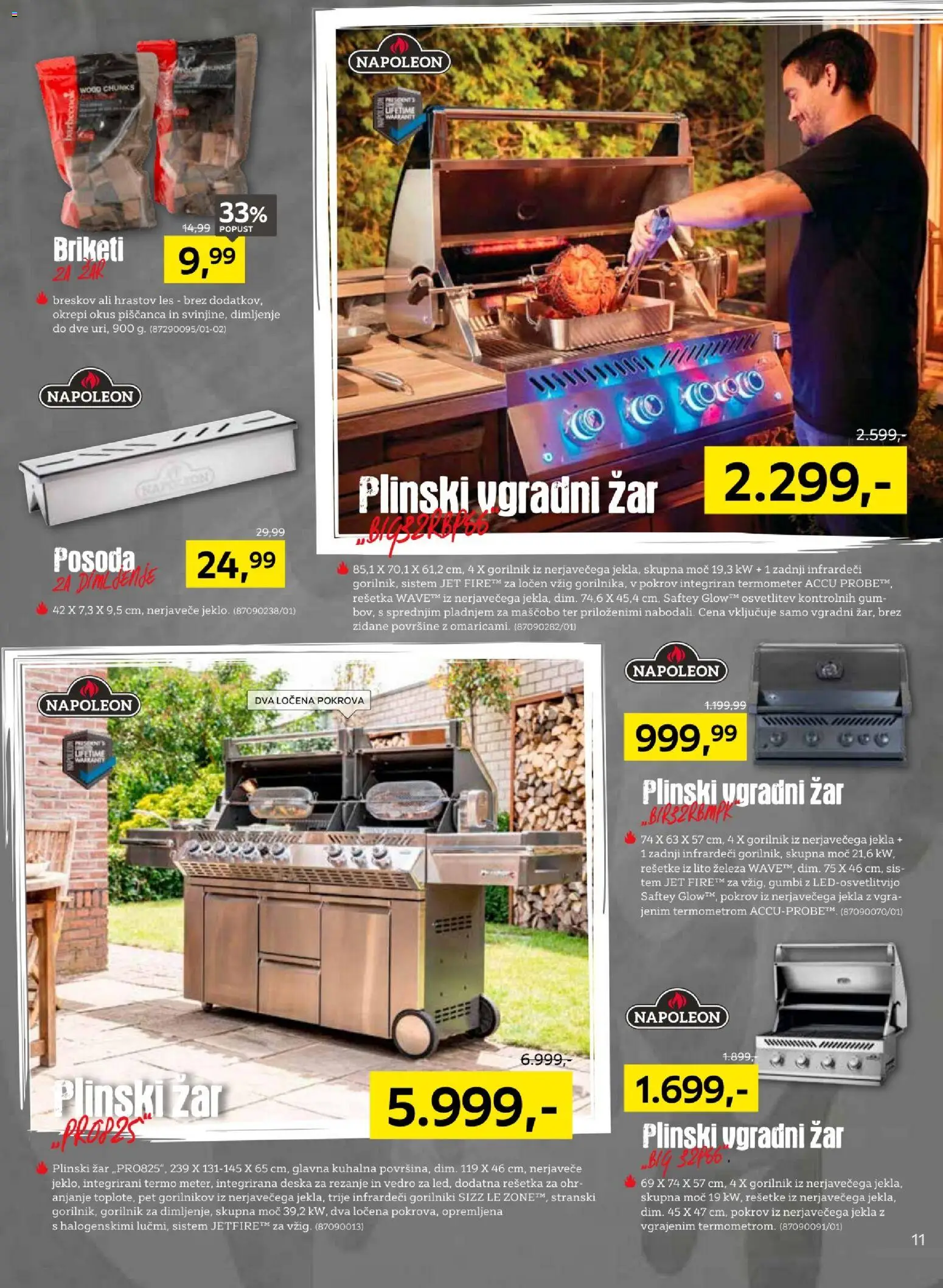 Novi XXXL Lesnina katalog ponudbe – veljaven od 06.07.2026 | Stran: 11 | Izdelki: Zar, Termometer, Vedro, Briketi