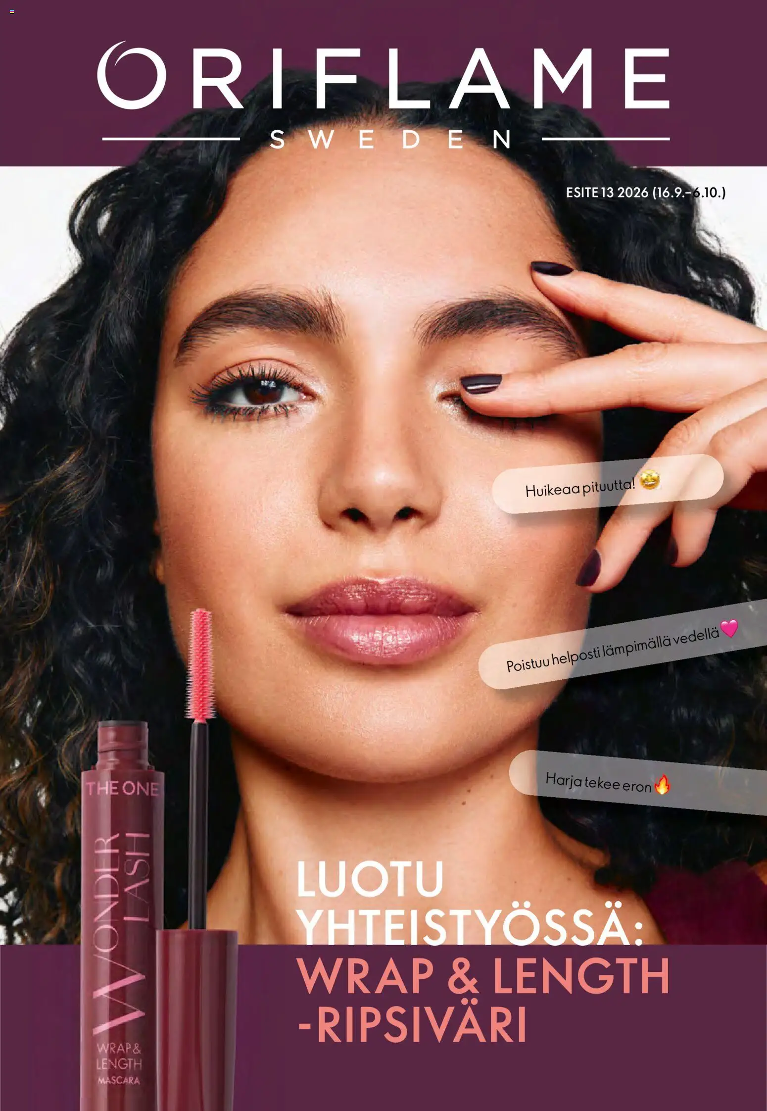 Oriflame tarjoukset – voimassa 16/09/2026 alkaen | Sivu: 1 | Tuotteet: Harja, Ripsiväri