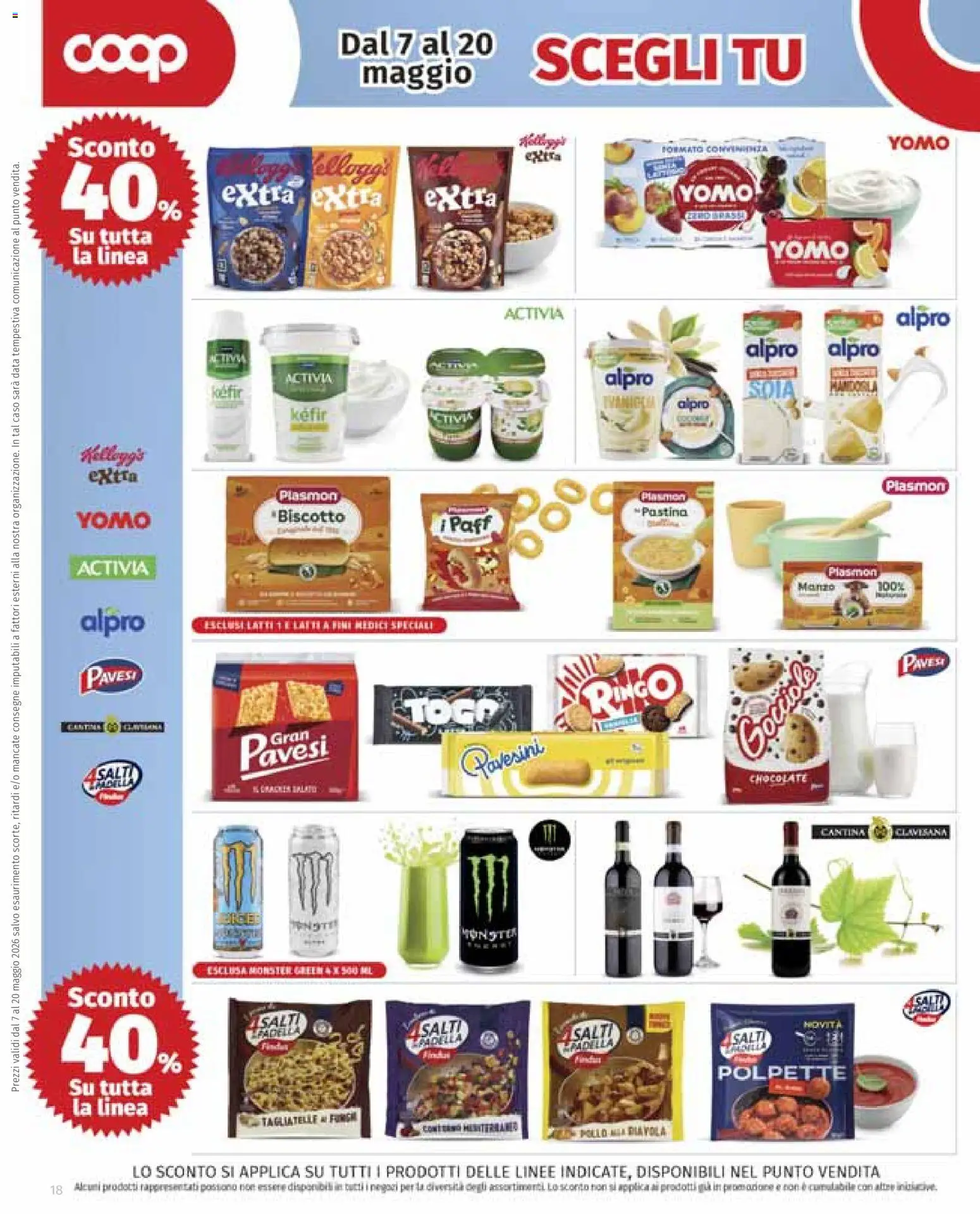 Volantino COOP del 30.04.2026 | Pagina: 18 | Prodotti: Tagliatelle, Manzo, Data, Polpette