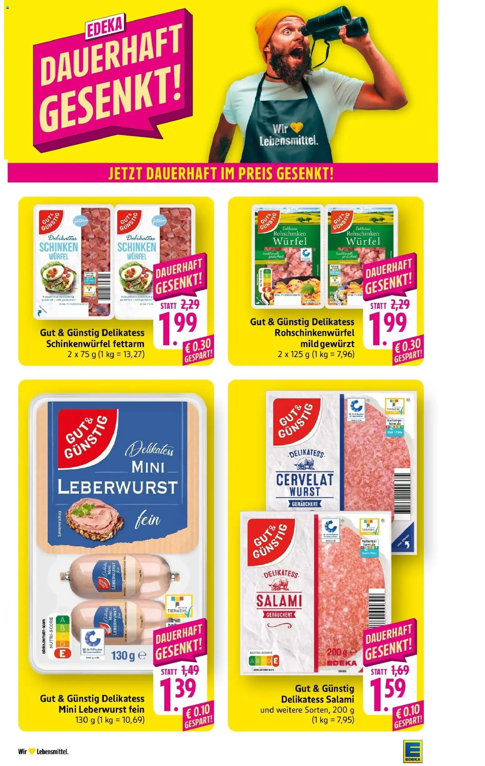 Edeka Prospekt Eislingen (ab 19.10.2026) » Angebote Online | Seite: 40 | Produkte: Wurst, Salami, Schinken