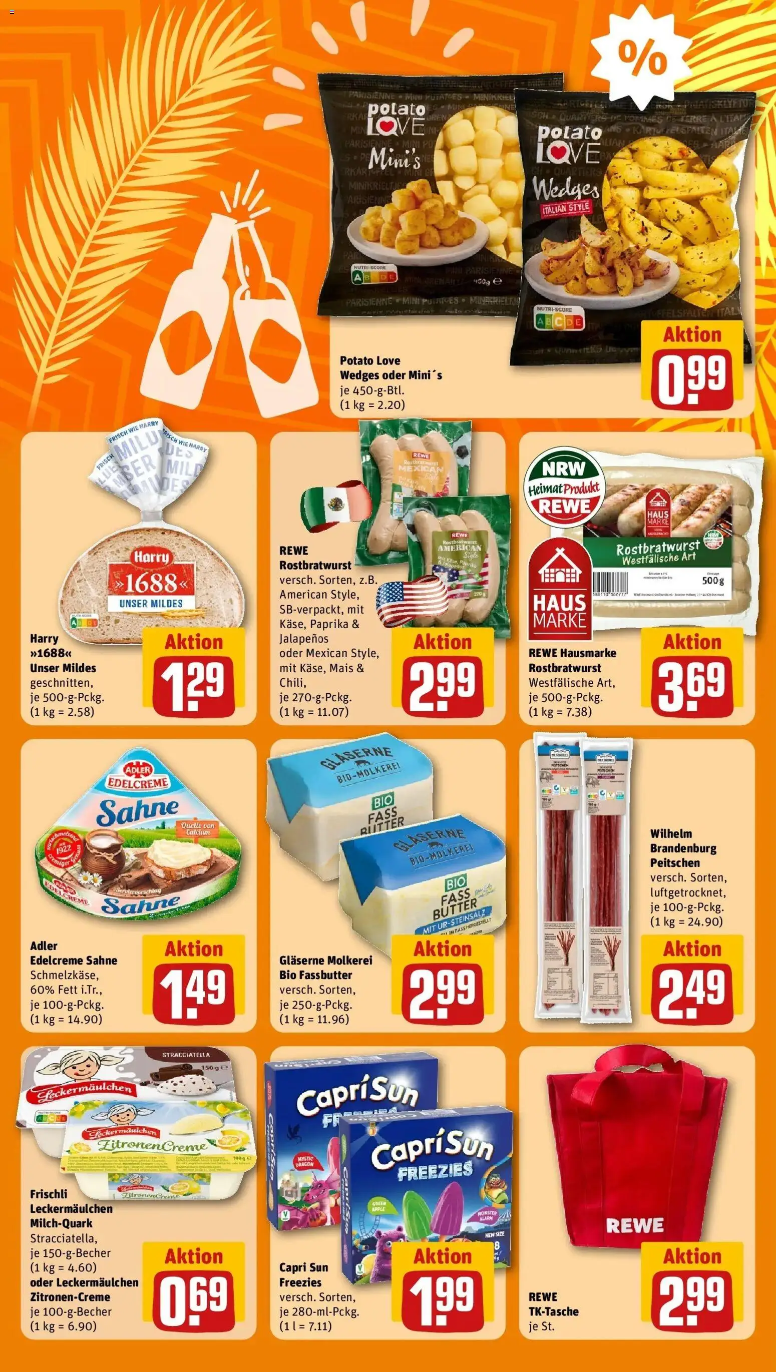 Rewe Prospekt Unna – gültig ab 05.07.2026 | Seite: 15 | Produkte: Butter, Apple, Paprika, Sahne